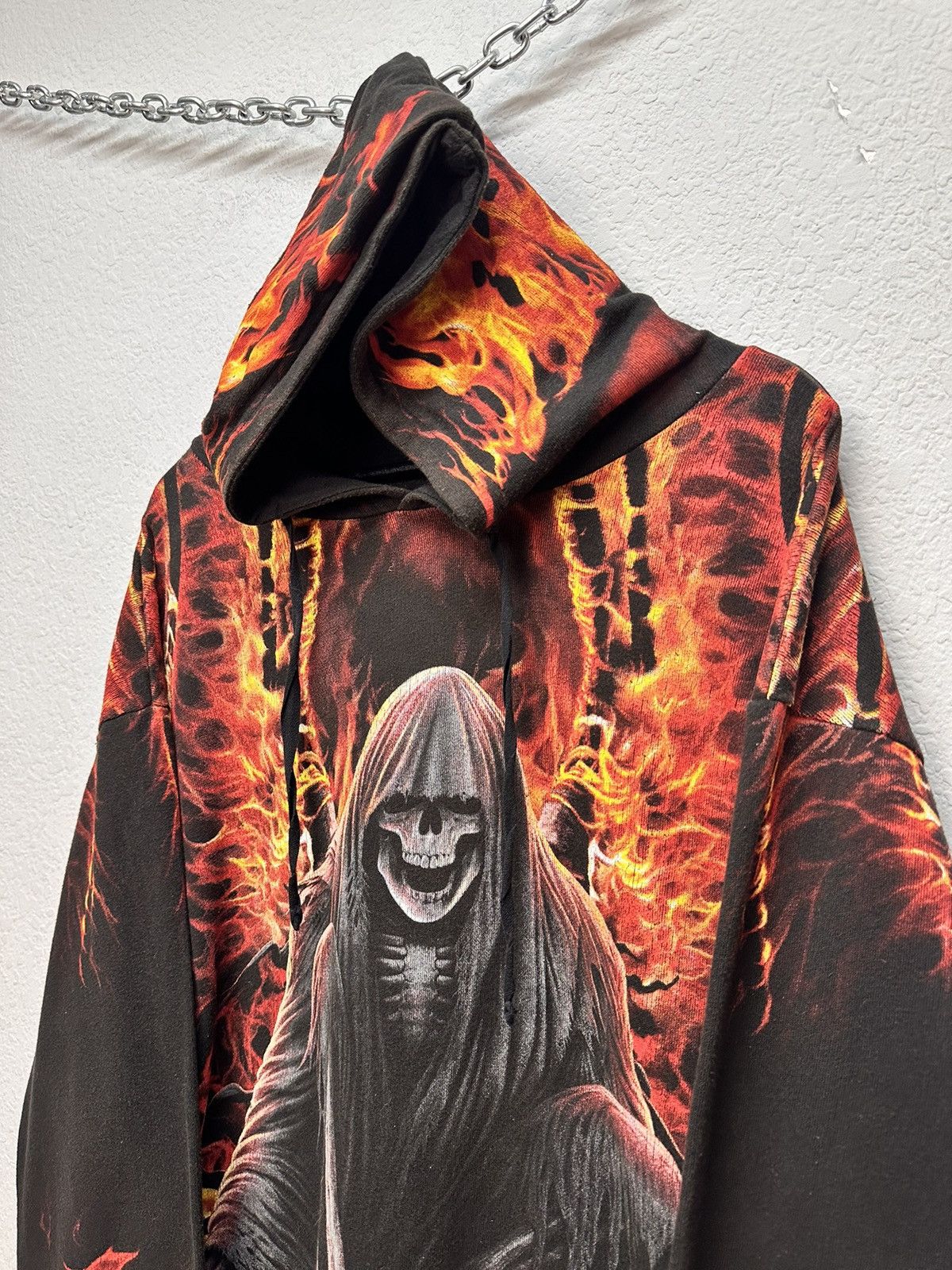 Band Tees Vintage 2000s Anarchy Graphic Pullover Hoodie Men's Spiral Size US L / EU 52-54 / 3 - 8 Thumbnail