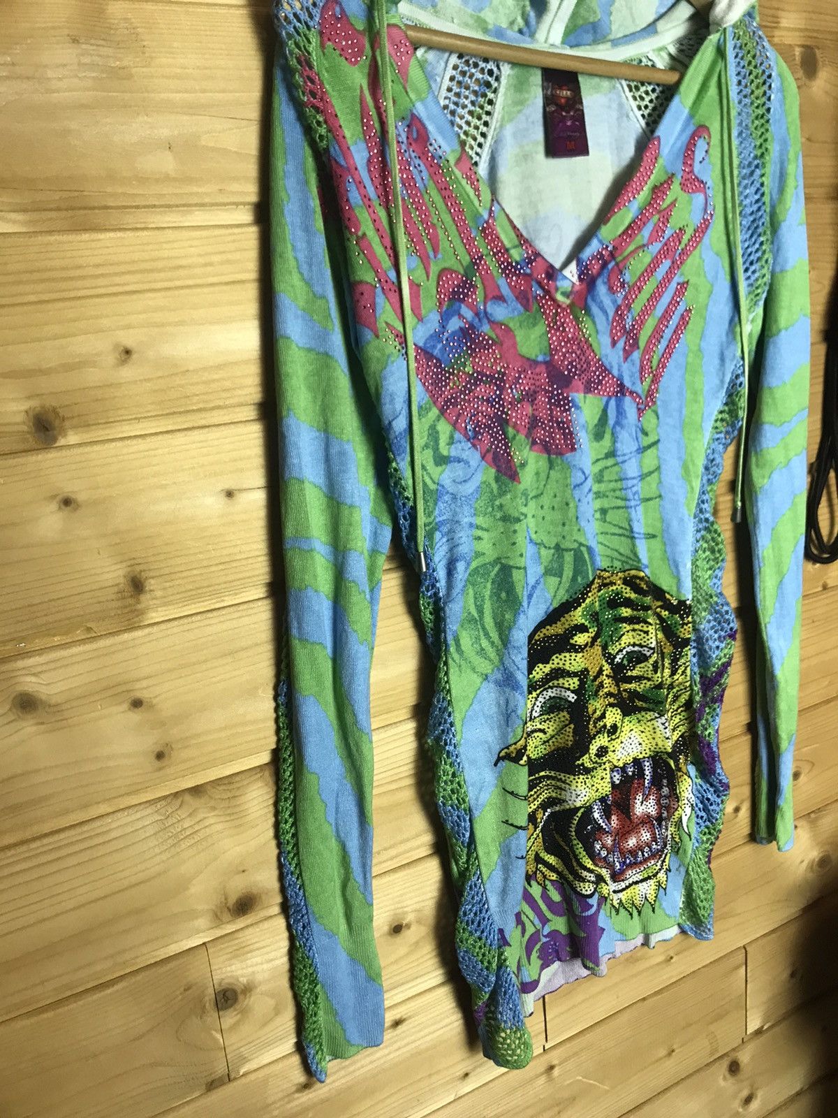 Ed Hardy Ed Hardy crazy knit stretch dress sweater Size M / US 6-8 / IT 42-44 - 2 Thumbnail