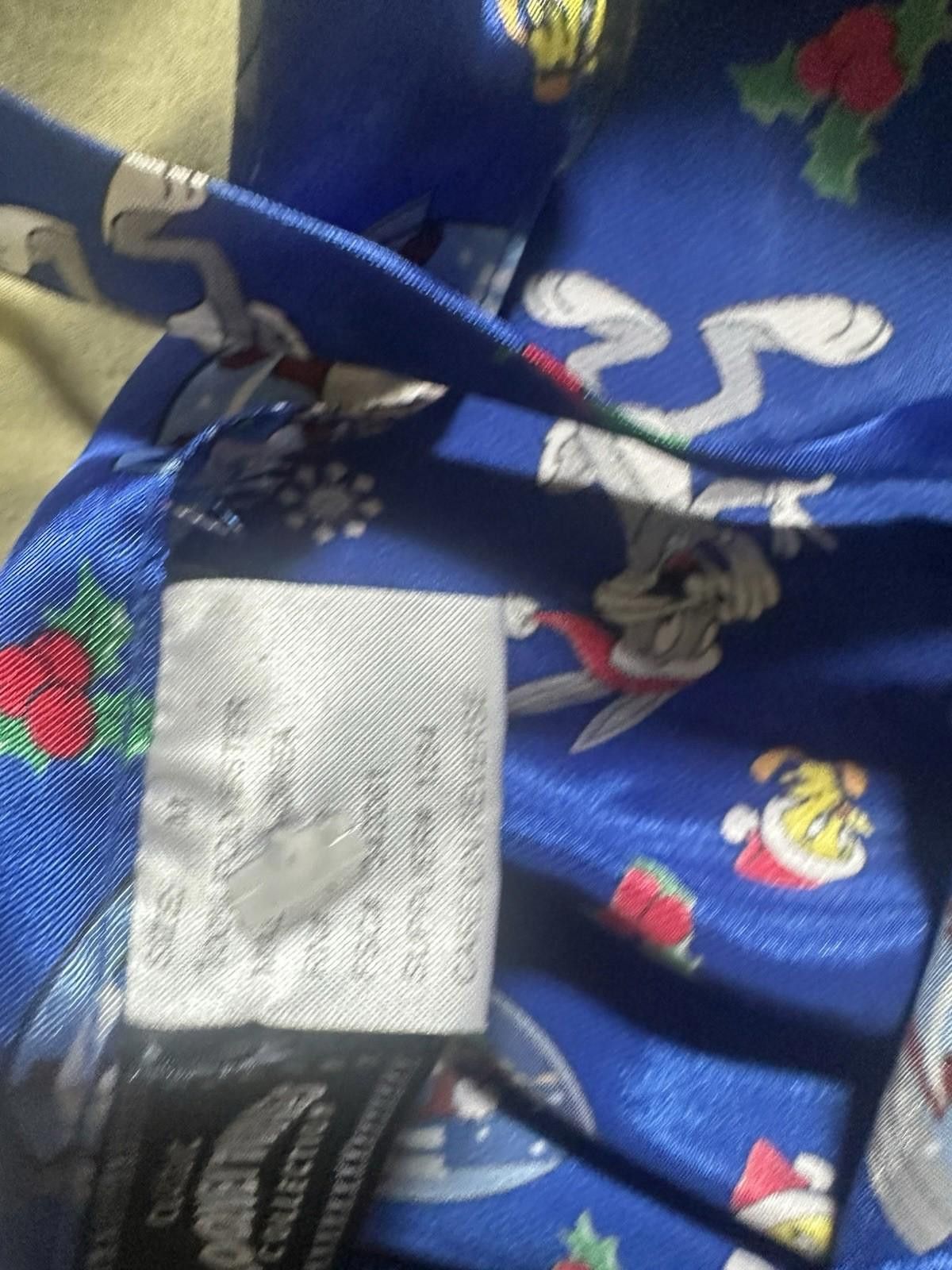 Designer VTG Medium Looney Tunes Night Gown Medium Cami Taz Christmas Size ONE SIZE - 4 Thumbnail
