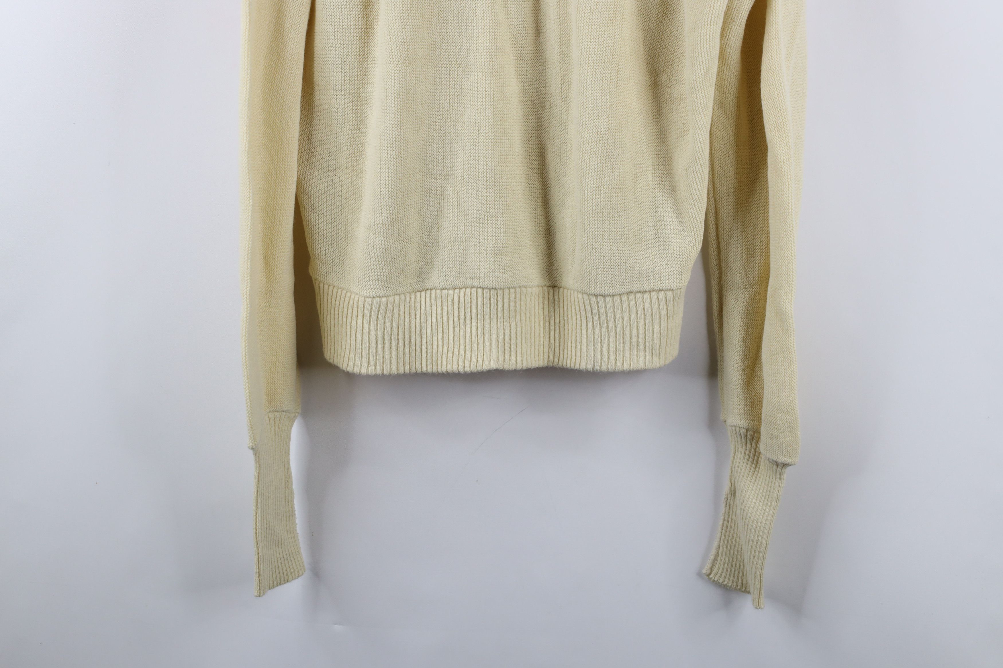 Vintage Vintage 50s 60s Streetwear Button Cardigan Sweater Beige USA Size US XL / EU 56 / 4 - 11 Thumbnail