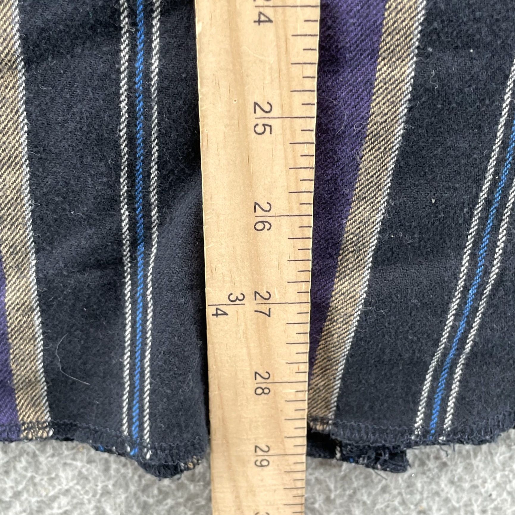 Wrangler VINTAGE Wrangler Western Shirt Men's XL Purple Stripe Pearl Snap Workwear Cowboy Shirt Size US XL / EU 56 / 4 - 7 Thumbnail