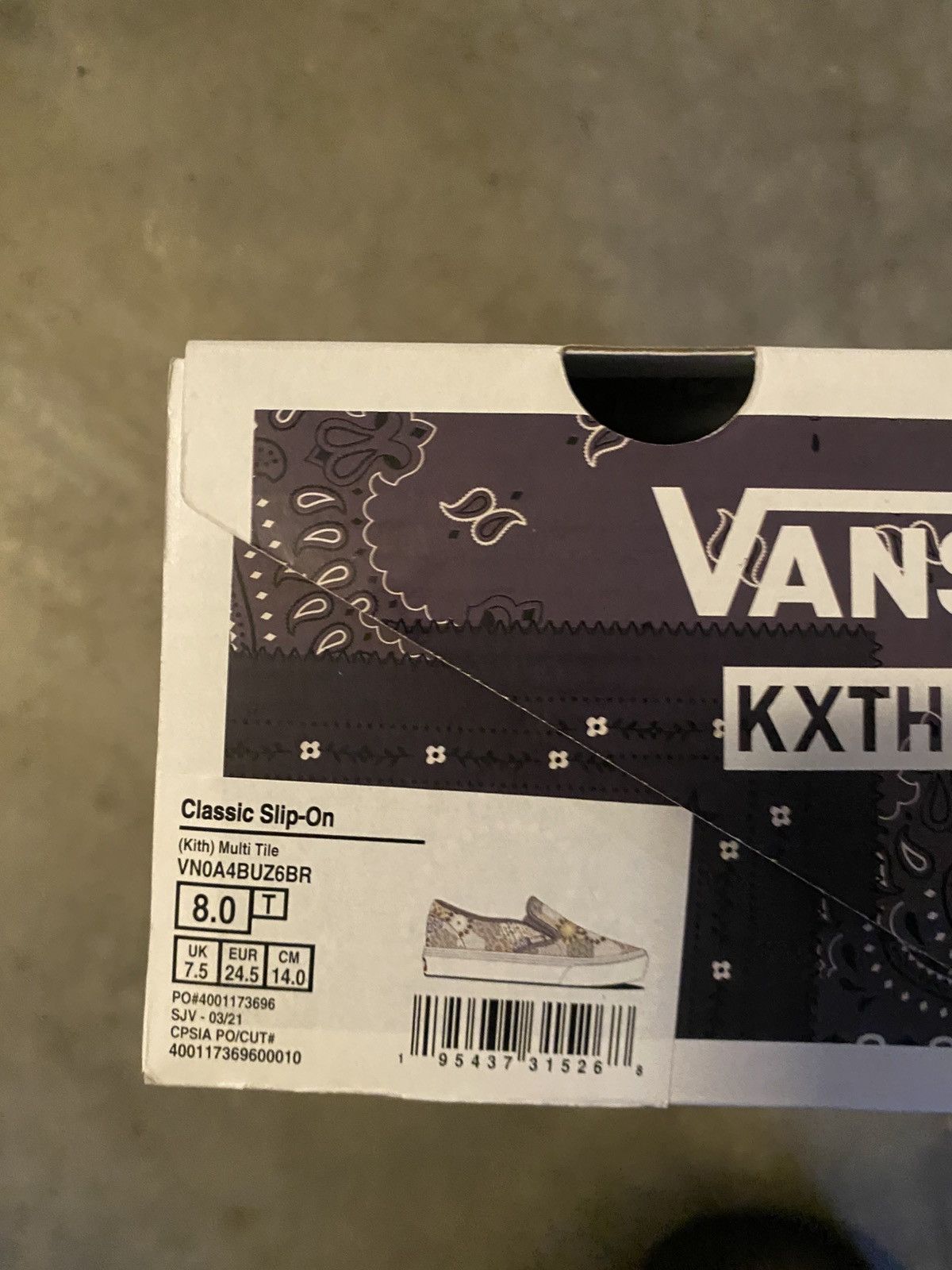 Kith × Vans Vans Kith Baby Shoe Size 8 Multi Tile Size US 8 / EU 41 - 3 Thumbnail
