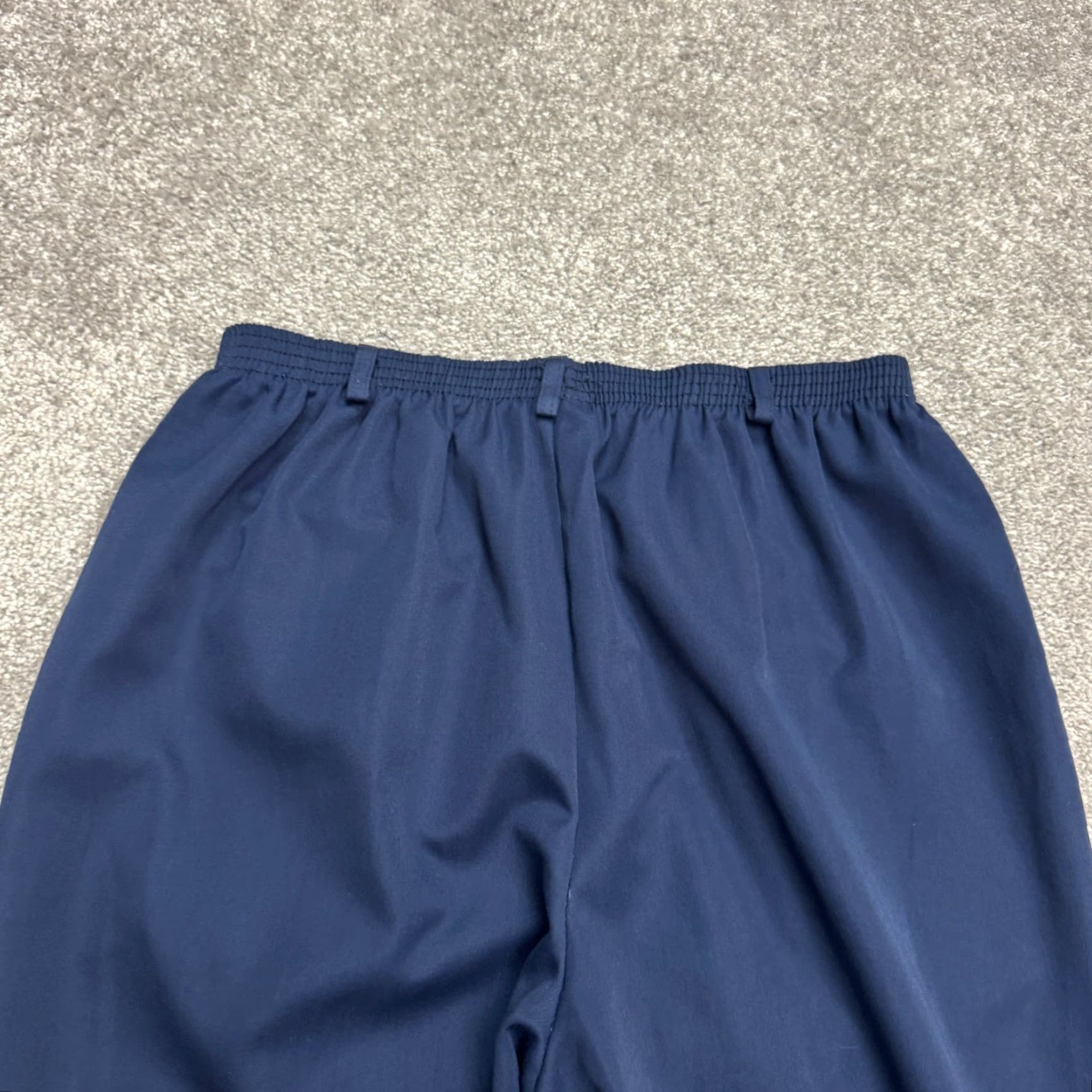Vintage VINTAGE Alfred Dunner Pants Dress 14 Navy Blue 90s Classic Women Pull On Trouser Shirt? Size 36" / US 14 / IT 50 - 3 Thumbnail
