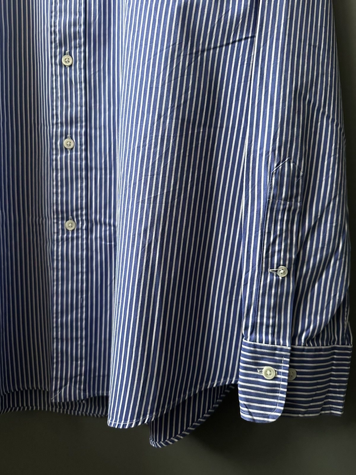 Polo Ralph Lauren Polo Ralph Lauren Stripped Cotton Shirt Size US XL / EU 56 / 4 - 4 Thumbnail