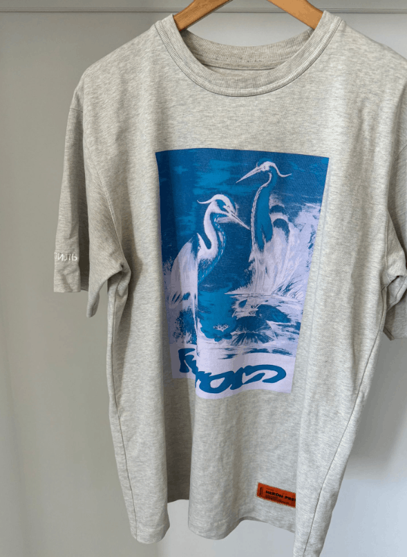 Heron Preston Heron Preston Captcha T-Shirt (Grey, M) Size US M / EU 48-50 / 2 - 2 Thumbnail