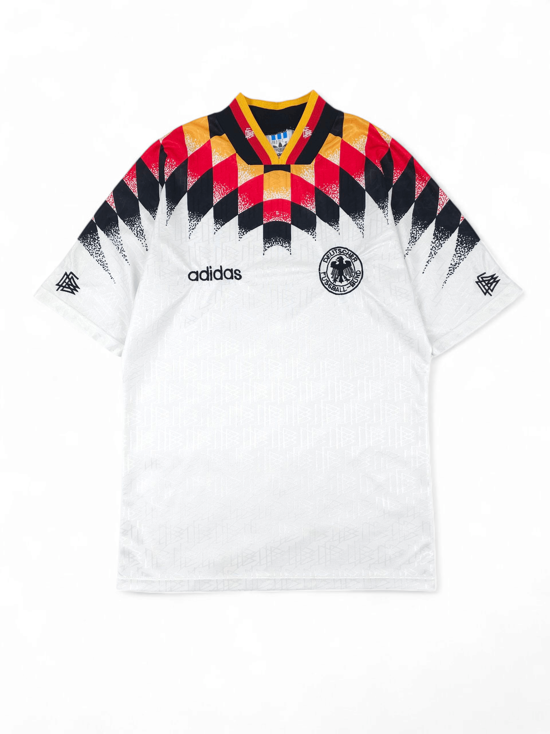 Adidas 💎 Vintage 1994-1996 Adidas Germany Home Soccer Jersey Size US S / EU 44-46 / 1 - 3 Thumbnail