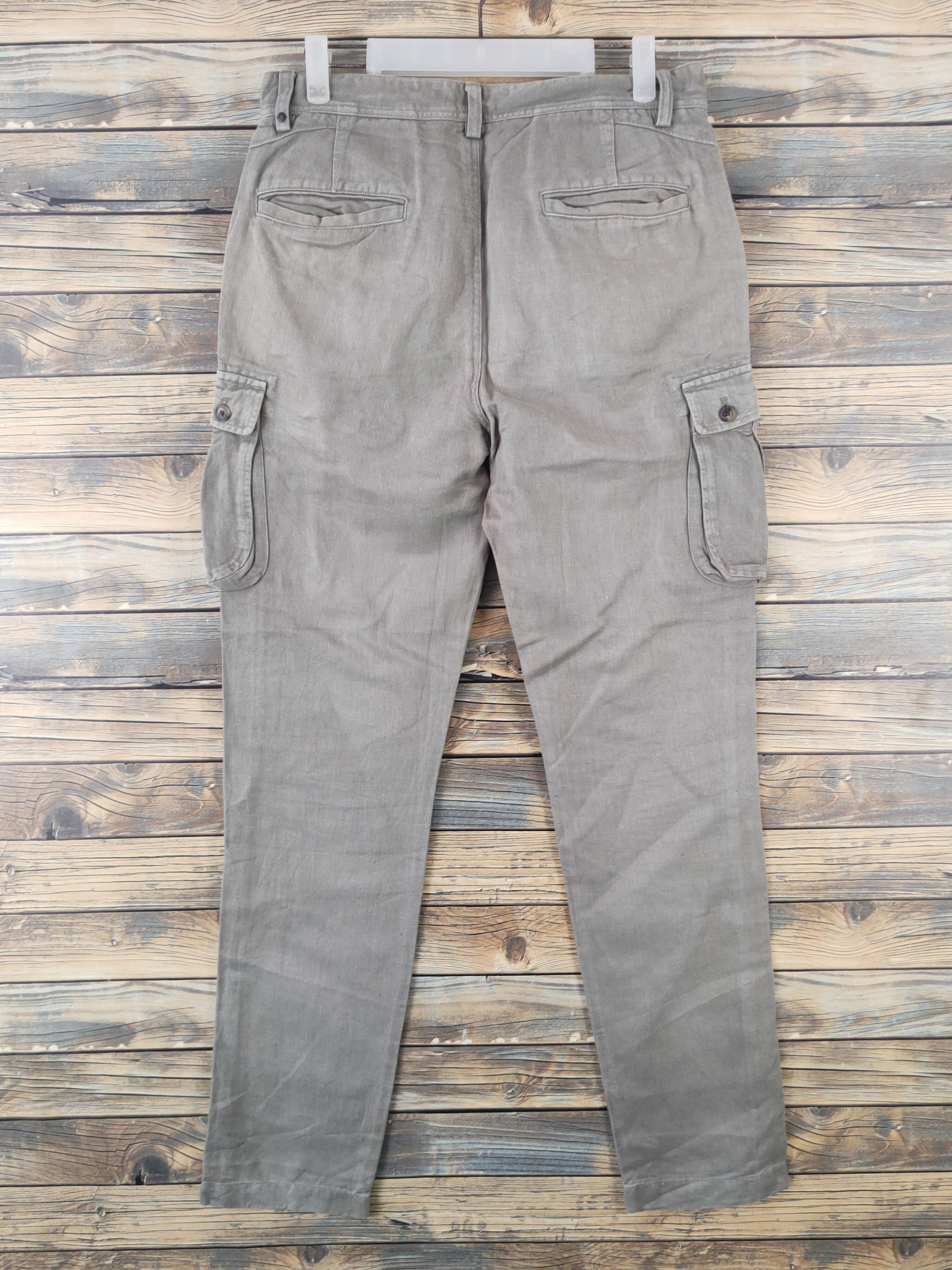 ONS DL Ons Olive Faded Multipocket Cargo Pants #2105 Size US 30 / EU 46 - 7 Thumbnail