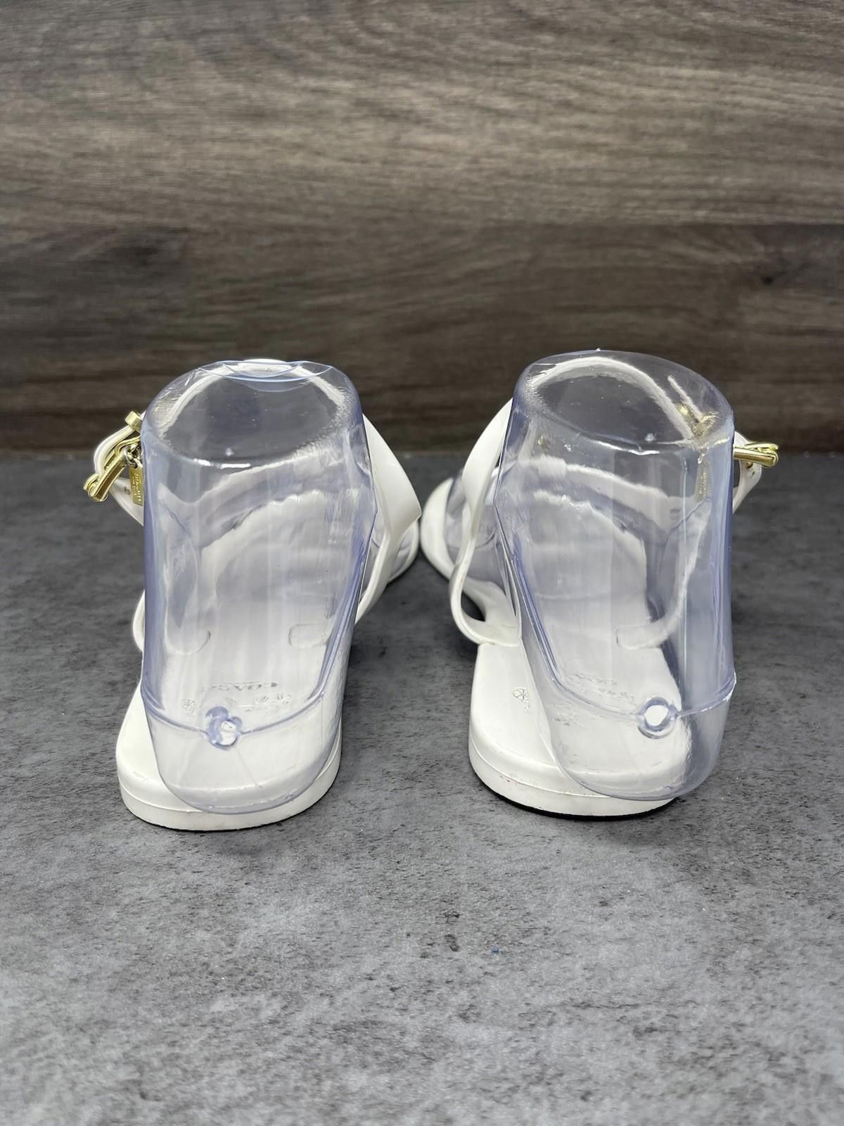 Coach Coach Sandals Womens Size 6 Plato Jelly White Size US 6 / IT 36 - 6 Thumbnail