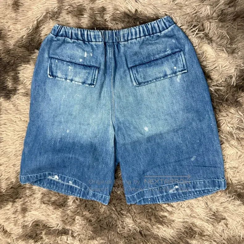 Acne Studios Acne Studios 25款Cargo Denim Destroyed Shorts Size US 44 / EU 60 - 2 Thumbnail