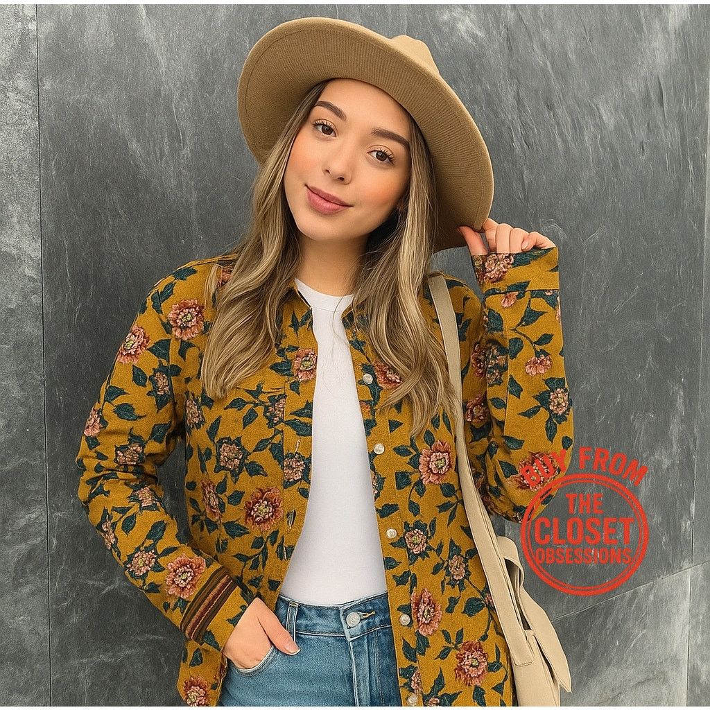 Zara Zara Western Boho Floral Jacket NWT Size S / US 4 / IT 40 - 2 Thumbnail
