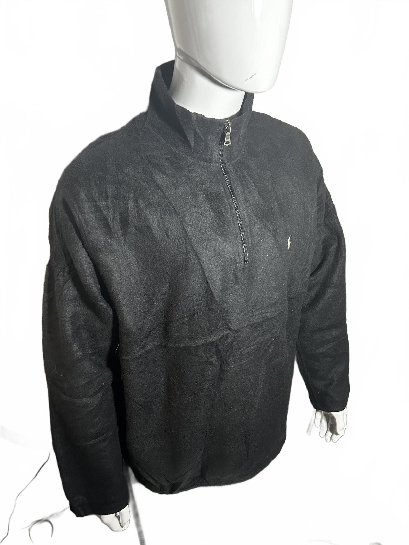 Polo Ralph Lauren Polo Ralph Lauren Black Fleece Half-Zip Pullover Size US XXL / EU 58 / 5 - 3 Thumbnail
