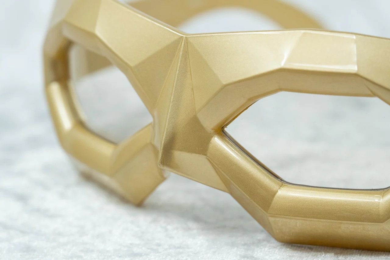 Walter Van Beirendonck Walter Van Beirendonck Sunglasses Gold and Transparent Size ONE SIZE - 7 Thumbnail