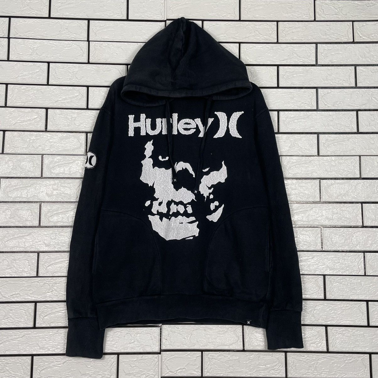 Hurley Hurley Big Logo Pullover Black Hoodie Size US M / EU 48-50 / 2 - 1 Thumbnail