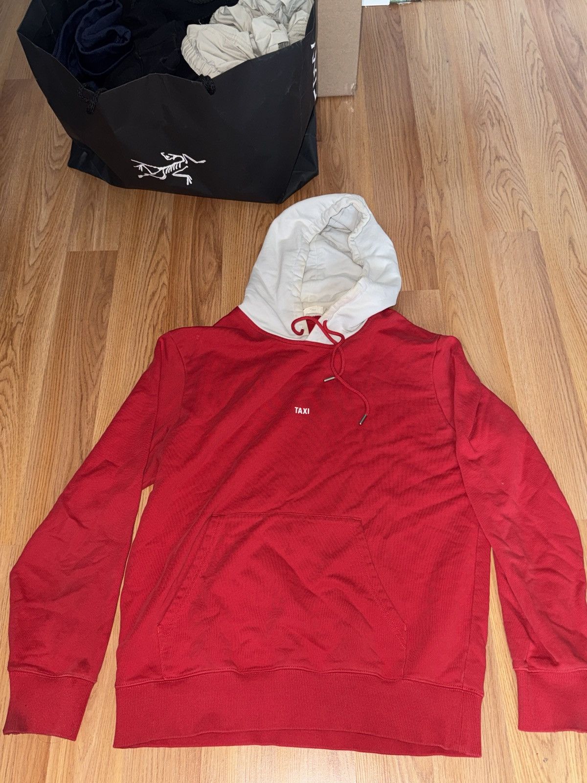 Helmut Lang Helmut Lang AW 18/19 Limited Edition Taxi Hoodie Red Size US L / EU 52-54 / 3 - 2 Thumbnail