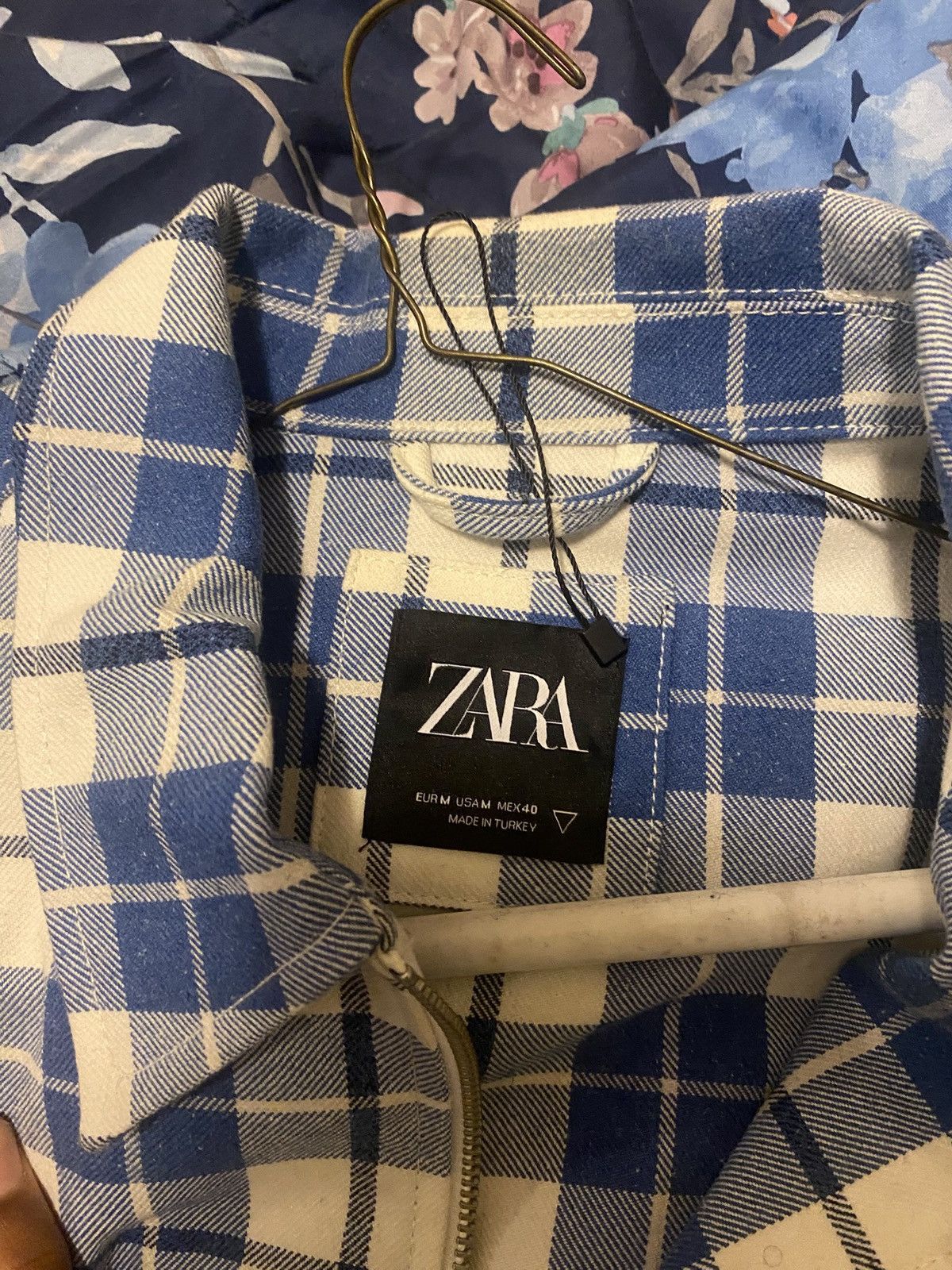 Zara Zara zip up denim jacket Size US M / EU 48-50 / 2 - 2 Thumbnail