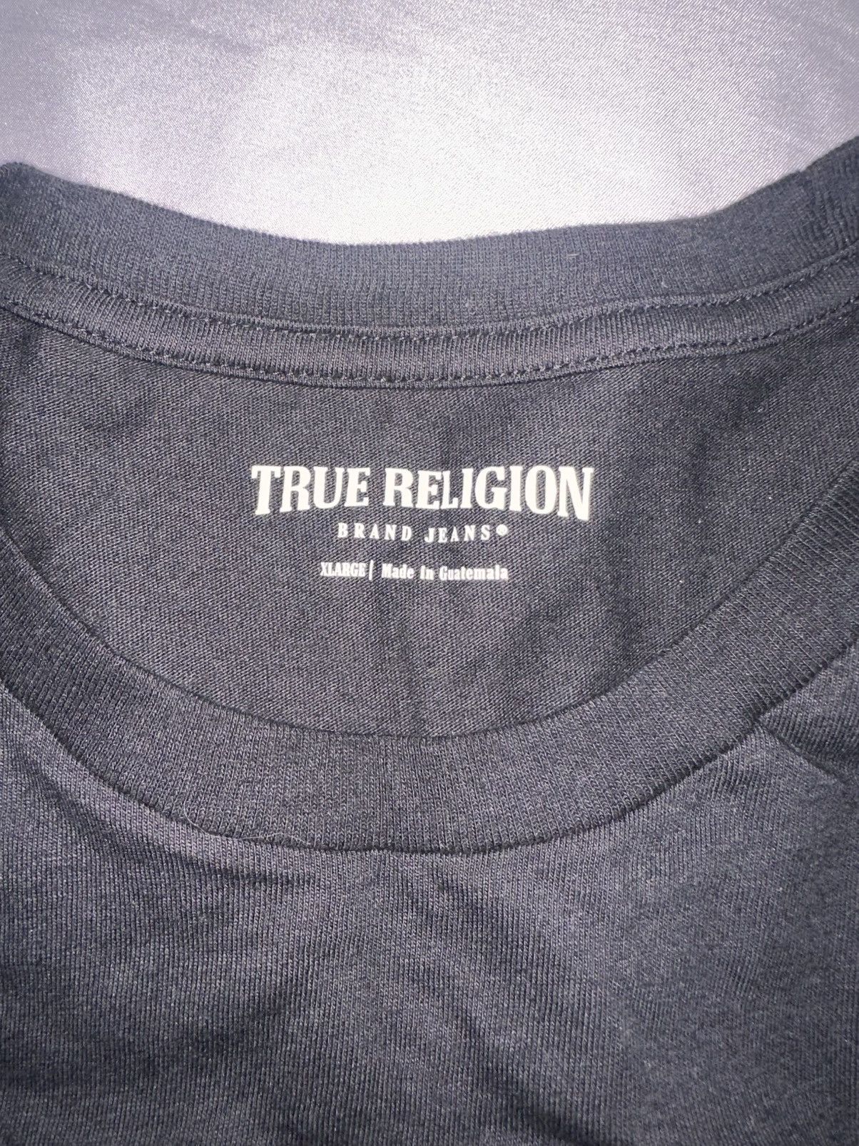 True Religion True Religion Jet Black World Tee Black XL Size US XL / EU 56 / 4 - 4 Thumbnail