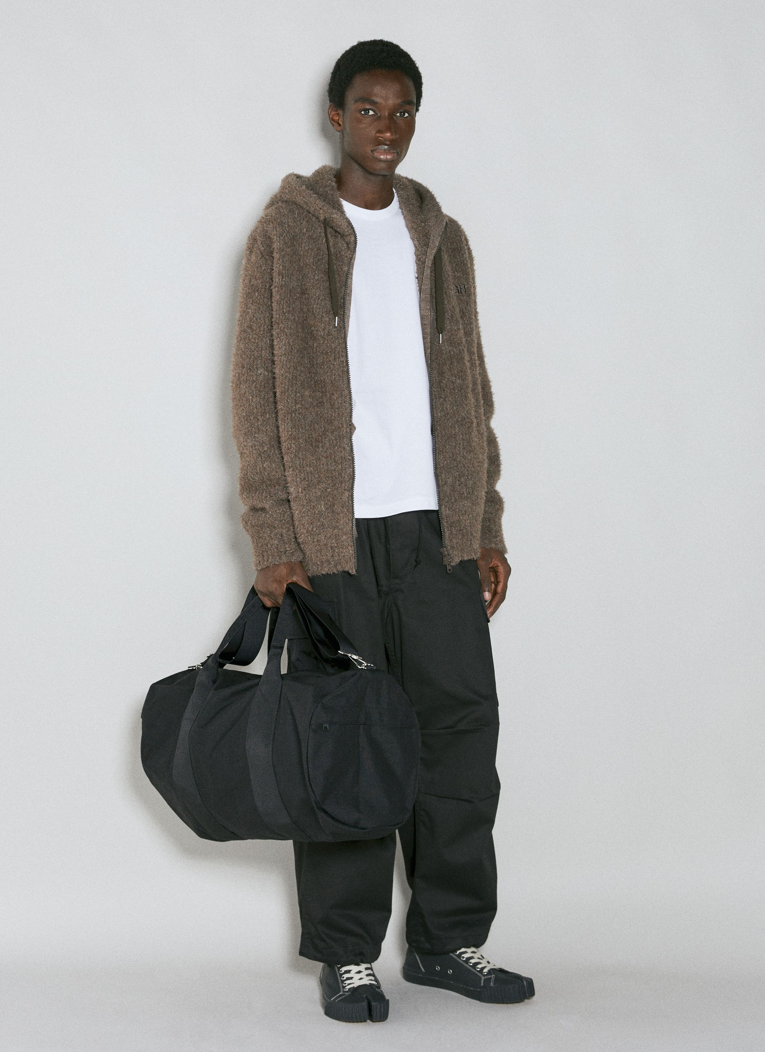 Comme des Garcons Homme o1mle1024 Zip Hoodie in Brown Size US L / EU 52-54 / 3 - 3 Thumbnail