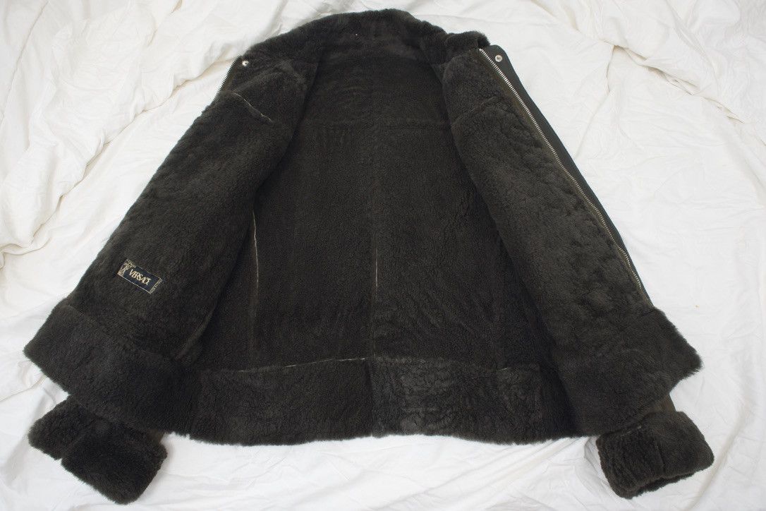 Versace Versace suede shearling bomber jacket Size US L / EU 52-54 / 3 - 2 Thumbnail