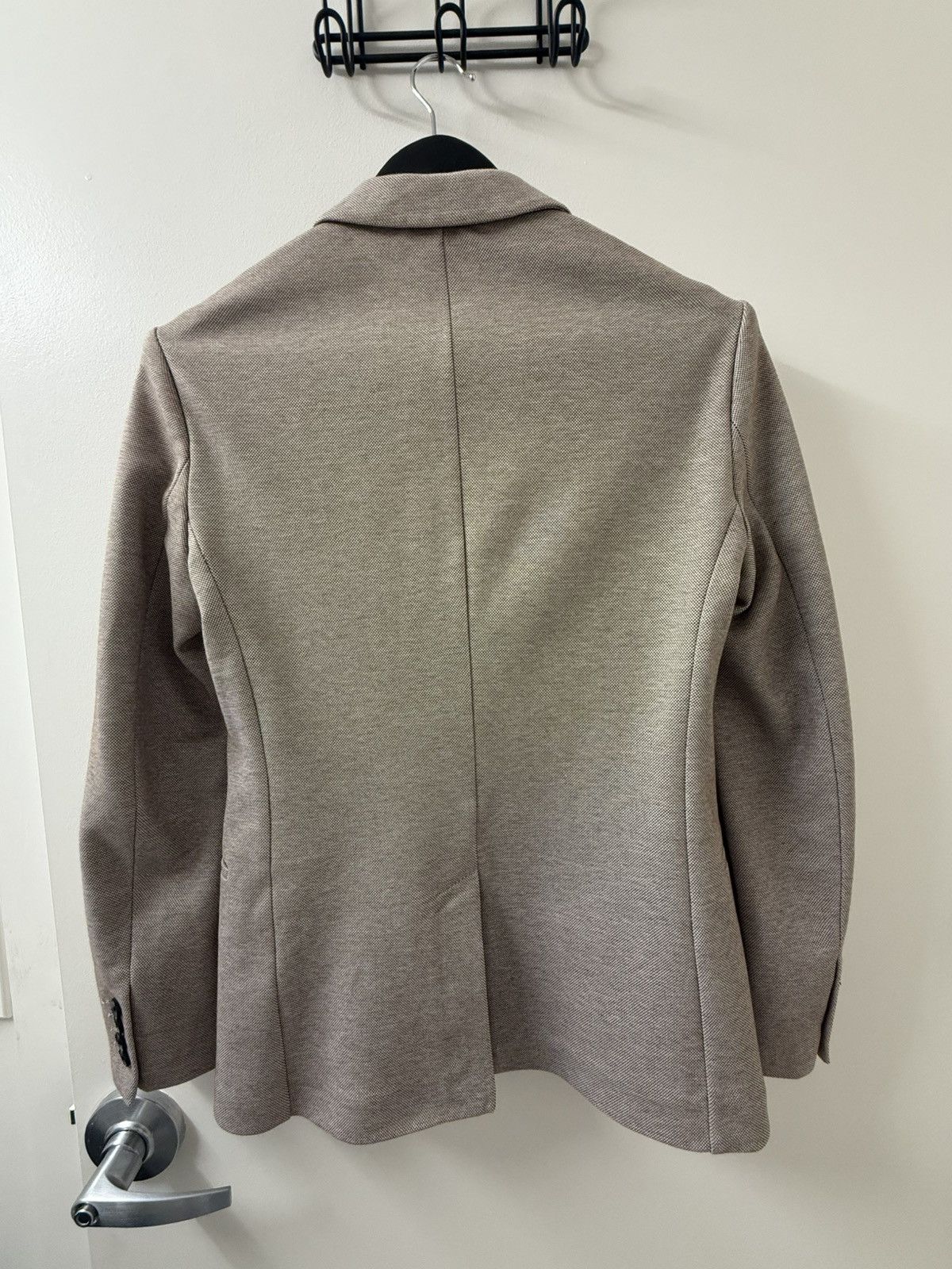 Zara Zara Men’s Small Light Brown Textured Blazer Slim Fit Size 38S - 2 Thumbnail