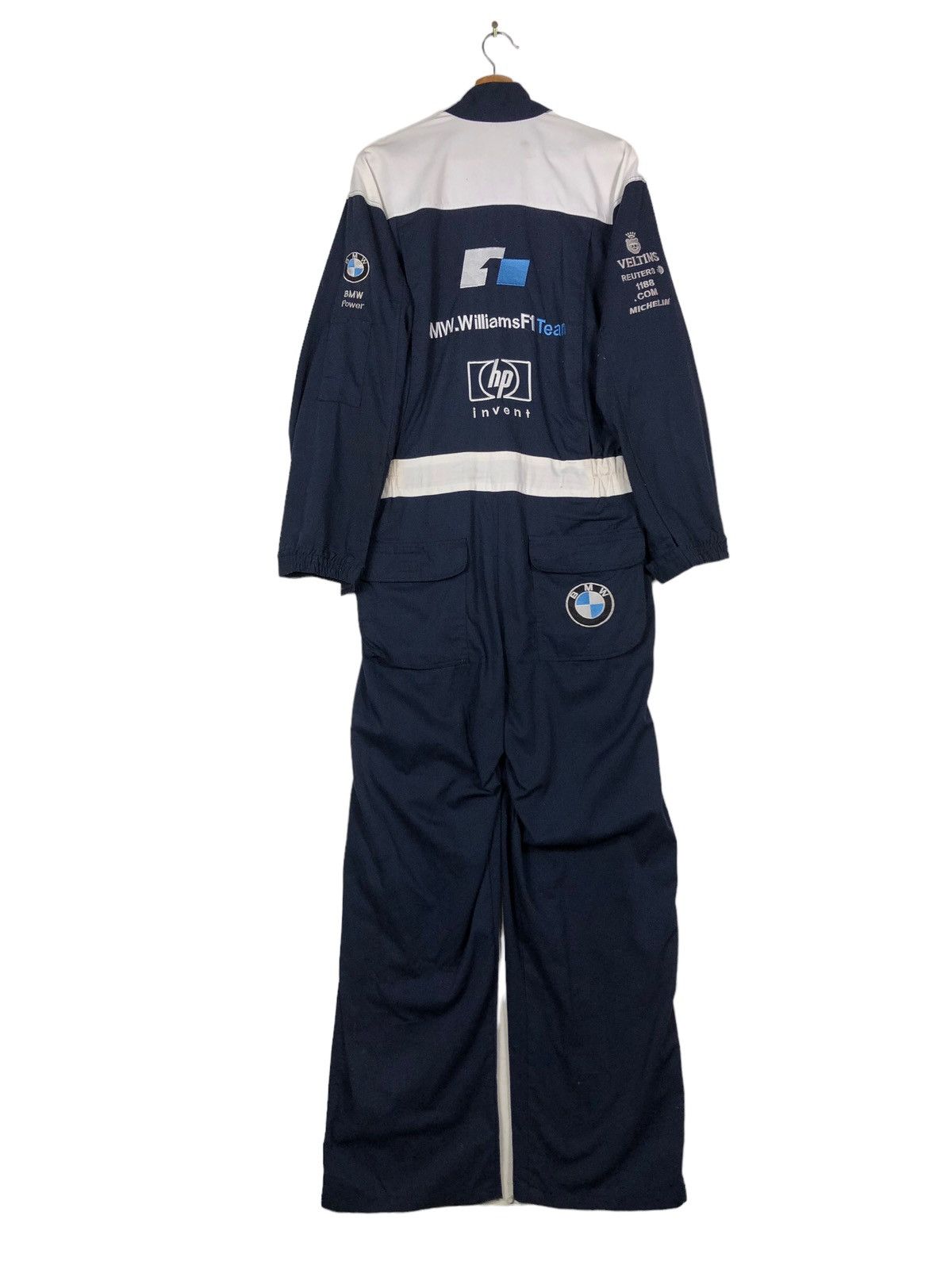 Japanese Brand 🔥Vintage Overall Racing BMW Williams F1 Team HP Castrol Size US 38 / EU 54 - 9 Thumbnail