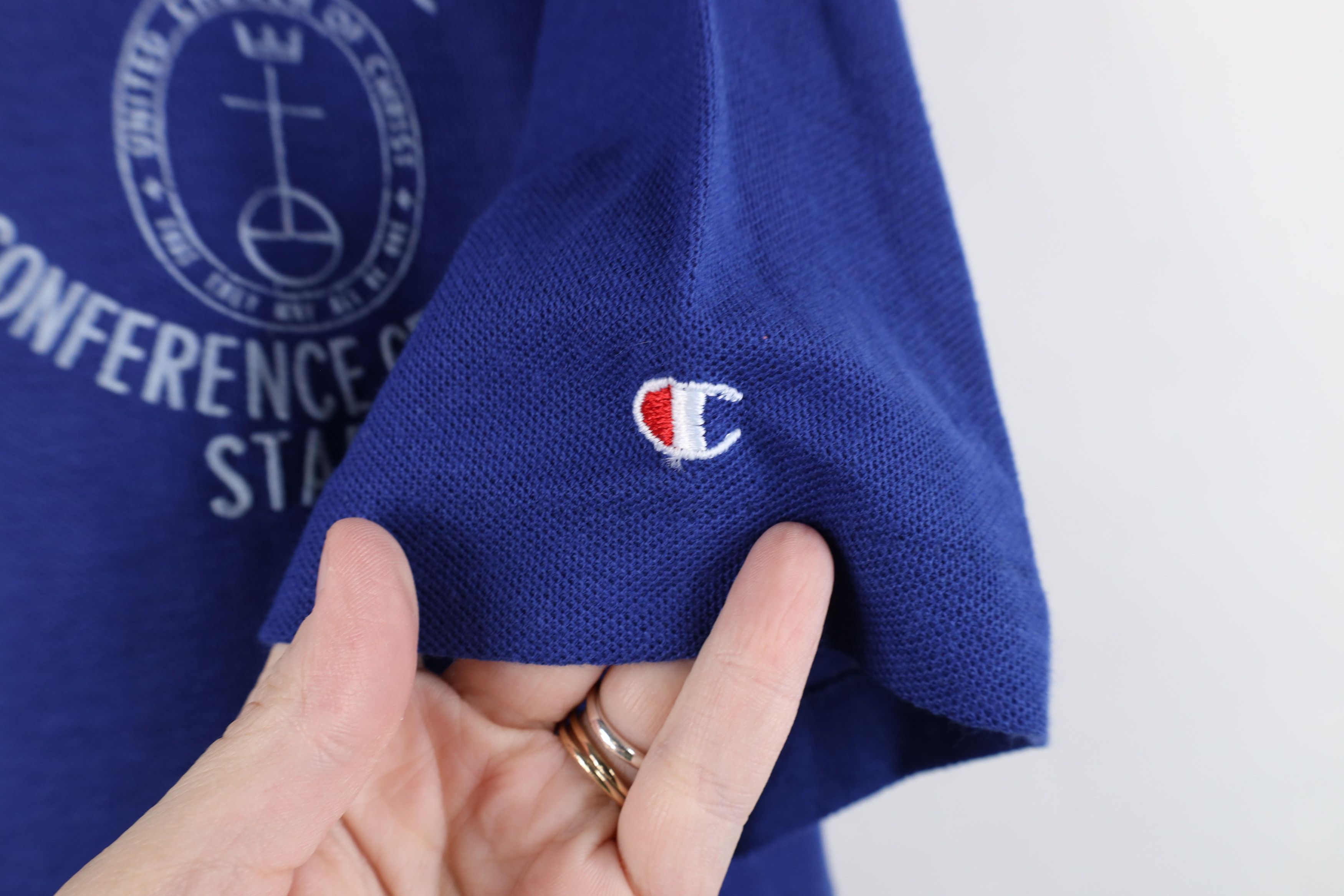 Champion Vintage 80s Champion of Christ Christian Golf Polo USA Size US L / EU 52-54 / 3 - 4 Thumbnail