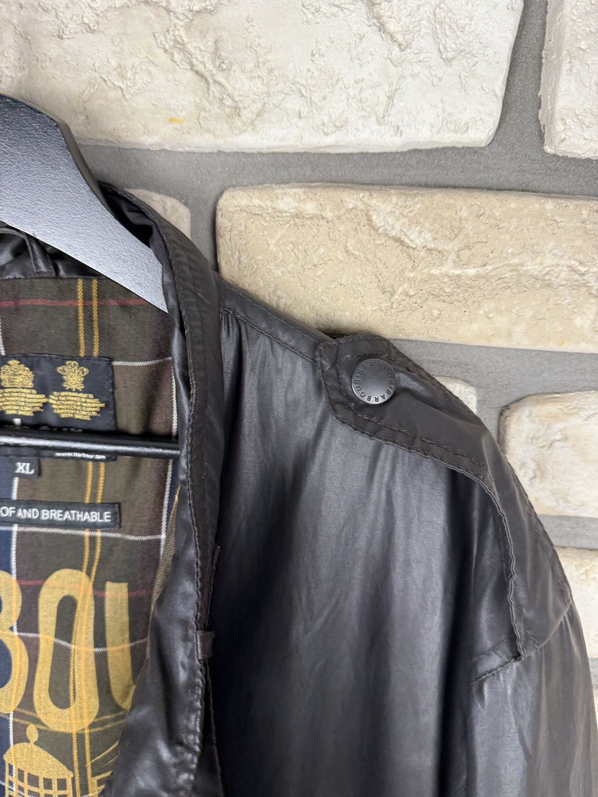 Barbour × Designer Very rare Barbour international wax waxed jacket bomber Size US XL / EU 56 / 4 - 10 Thumbnail