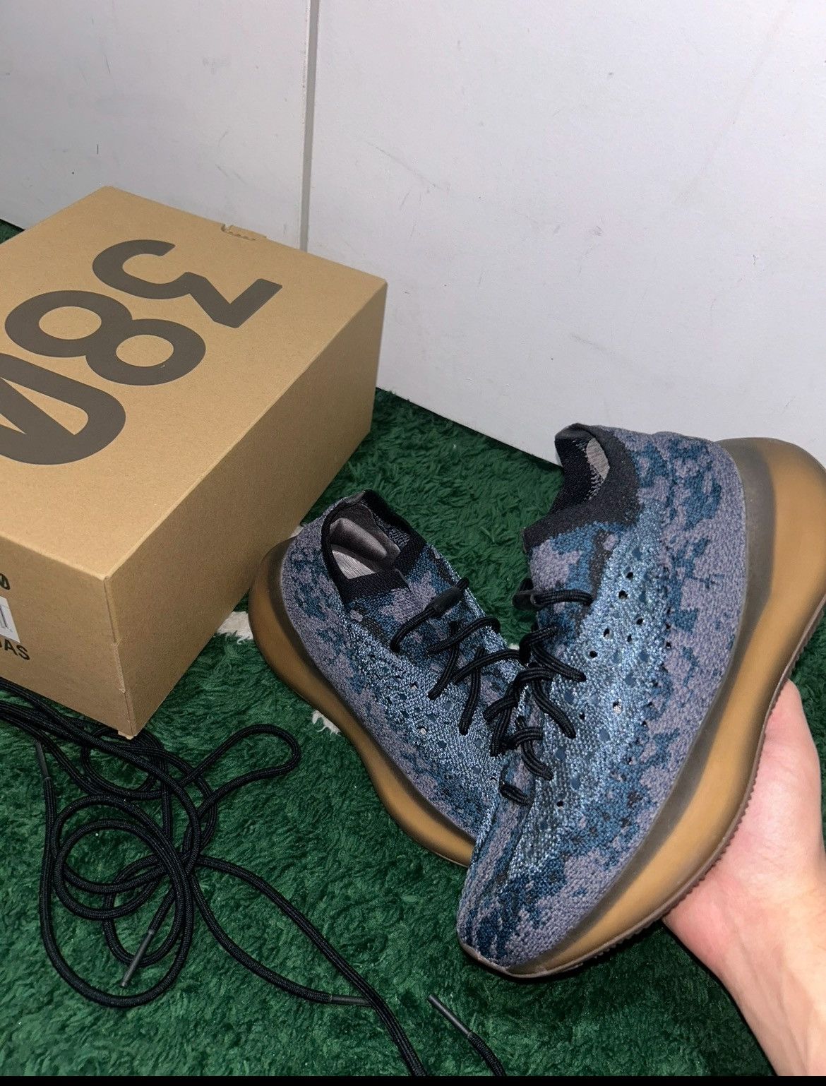 Adidas Size 8 - adidas Yeezy Boost 380 Covellite Size US 8 / EU 41 - 1 Thumbnail