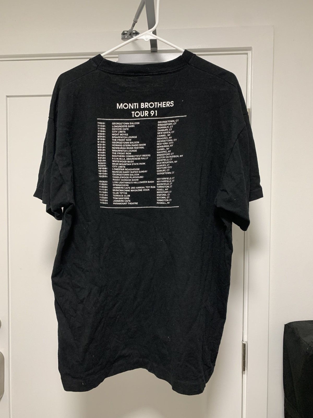 Vintage Monti Blues Hustlers Brothers 1991 Tour Shirt Size US XL / EU 56 / 4 - 2 Thumbnail