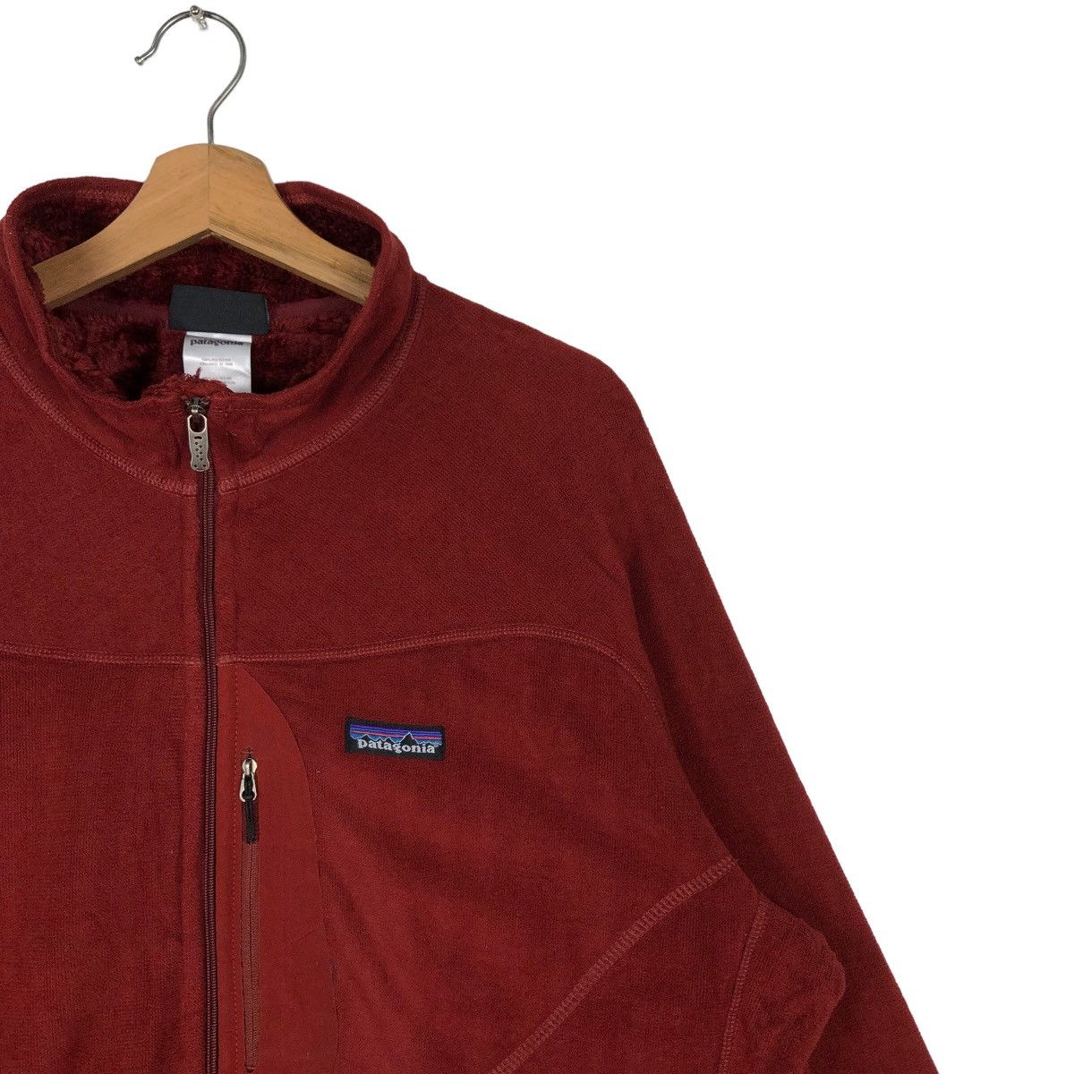 Patagonia 🔥Rich Orange - Fleece Jacket Extra Large Zipper Rare Design Size US XL / EU 56 / 4 - 5 Thumbnail