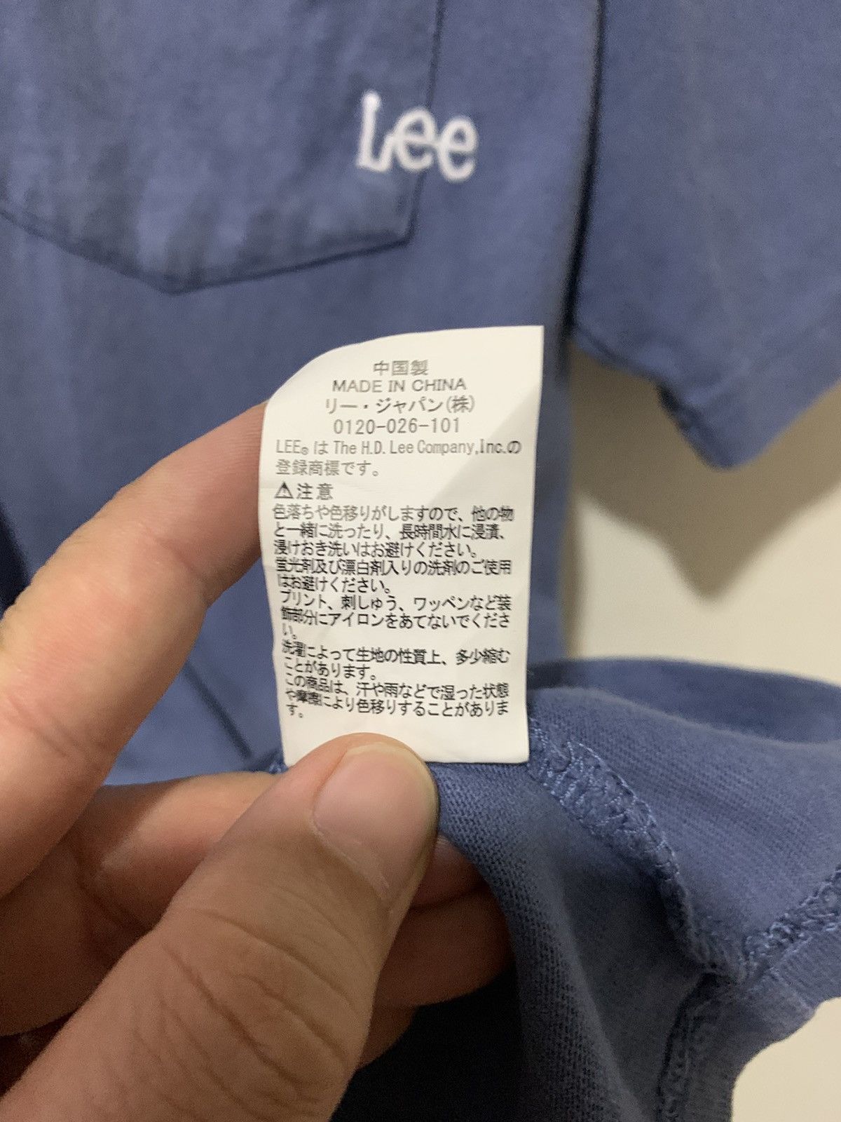 Lee Lee Blue Pocket T-Shirt Size US M / EU 48-50 / 2 - 9 Thumbnail