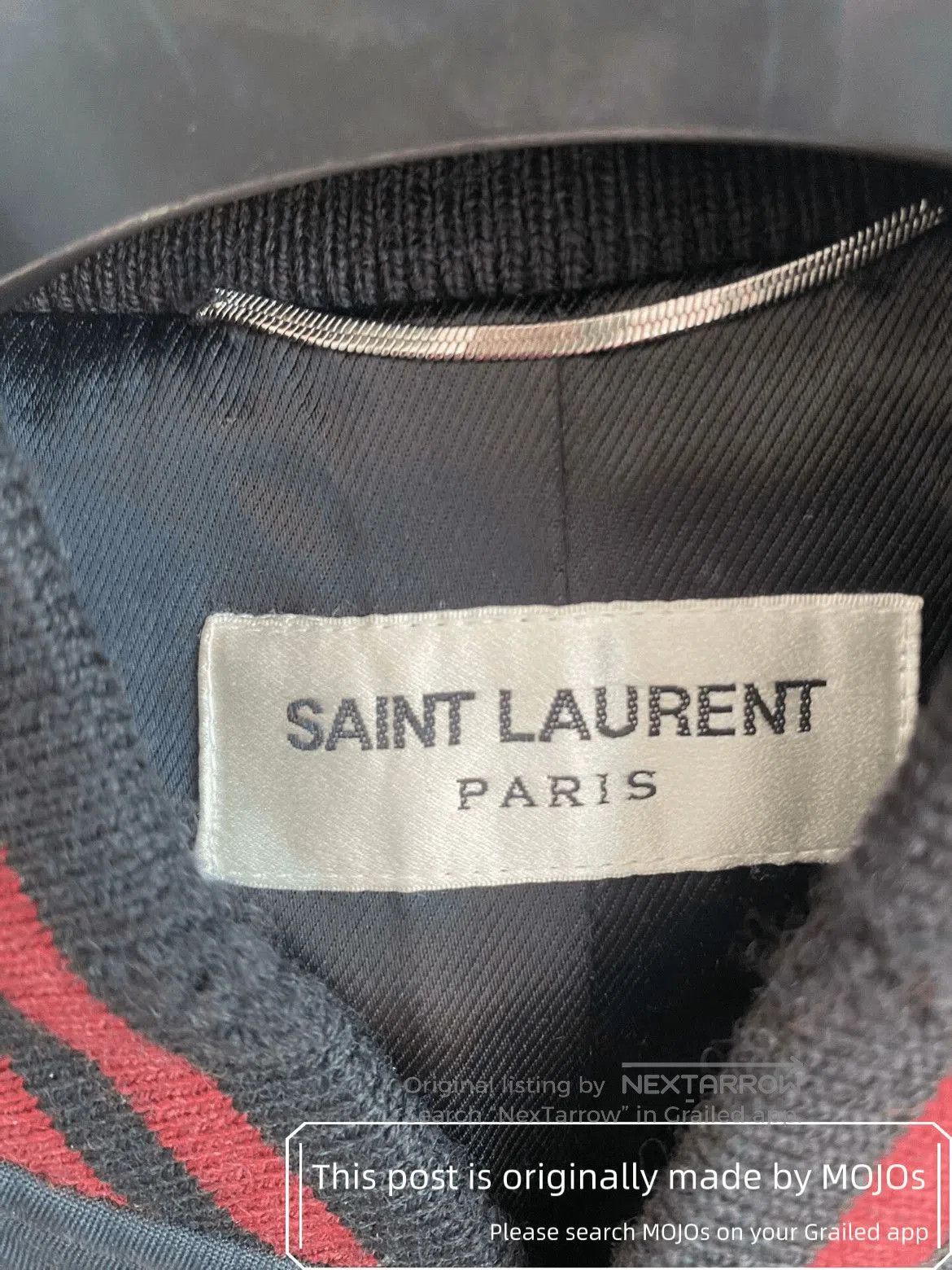 Saint Laurent Paris Sz 48 Saint Laurent Paris 17SS Double Red Edge Jacket mojos Size US M / EU 48-50 / 2 - 2 Thumbnail