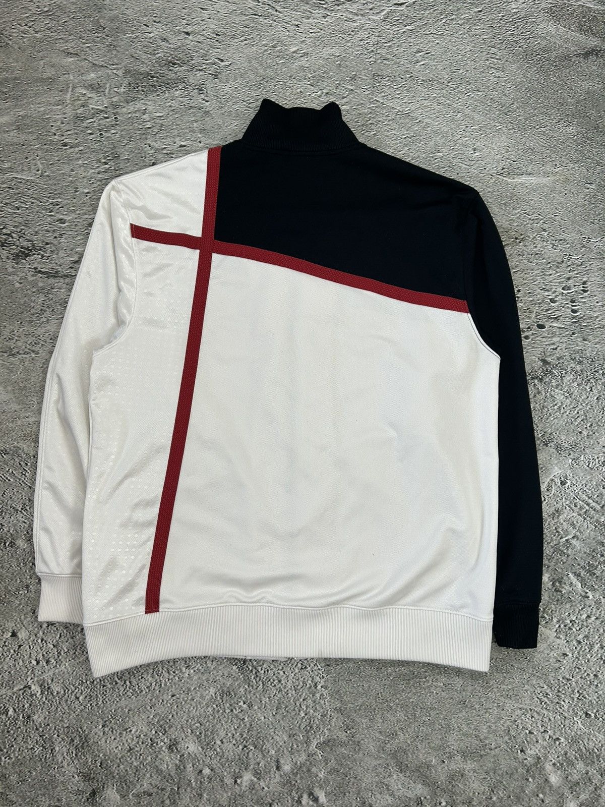 Jordan Brand × Vintage Jordan track jacket zip sweatshirt vintage 2000s white Size US L / EU 52-54 / 3 - 9 Thumbnail