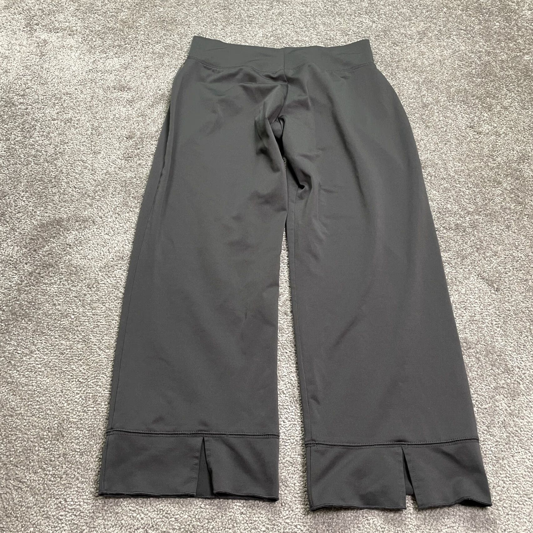 Vintage So Sporty Leggings Women M Gray Athletic Casual Active Crop Straight Leg Style Size 32" / US 10 / IT 46 - 2 Thumbnail