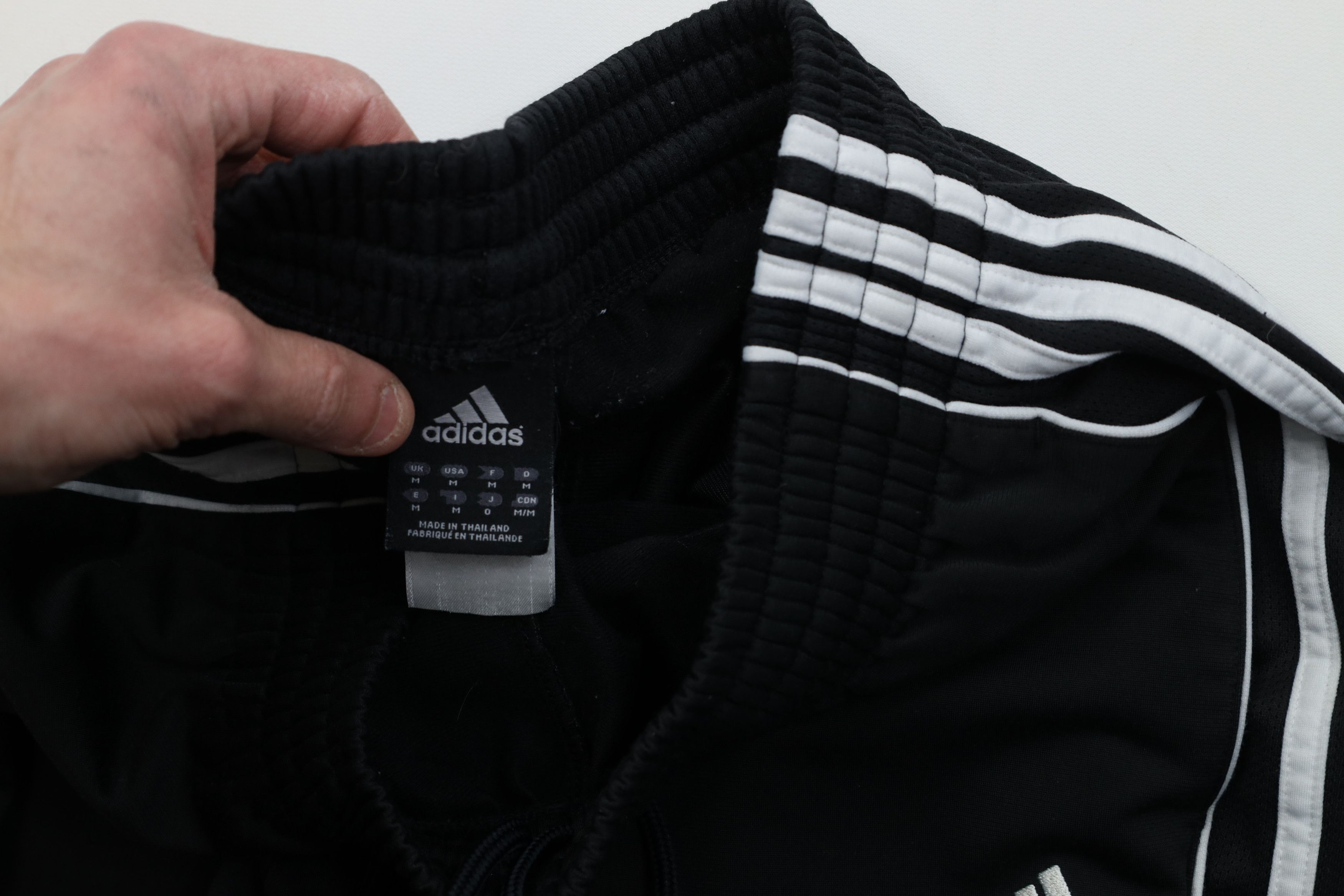 Adidas Vintage Y2K Adidas Striped Wide Leg Sweatpants Pants Black Size US 34 / EU 50 - 10 Thumbnail