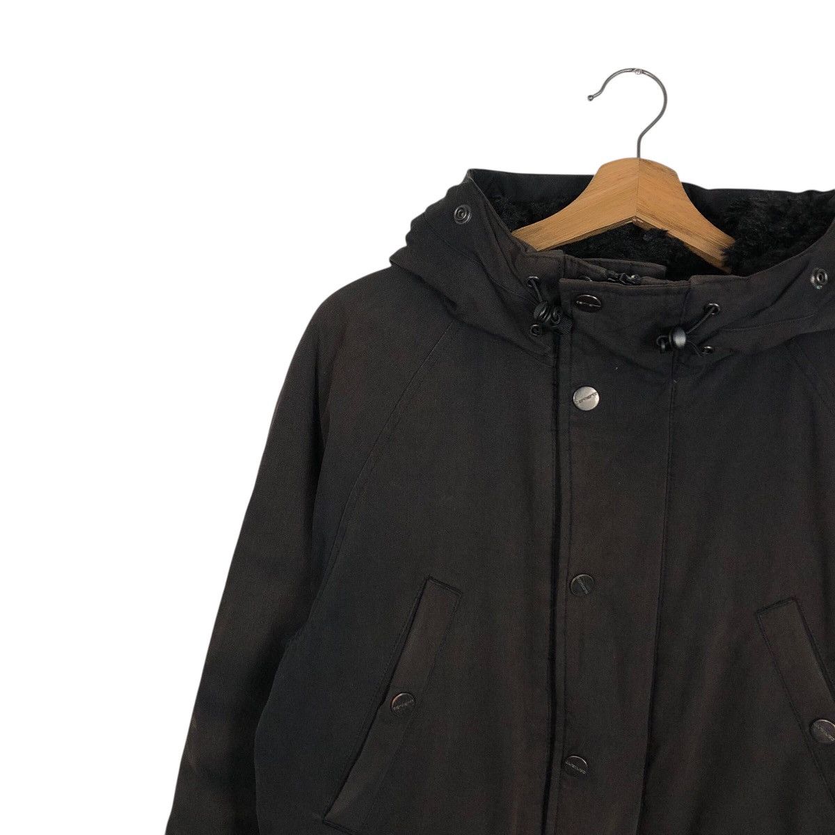 Carhartt Carhartt Hooded Work Jacket Black Canvas Full Zip Size US XS / EU 42 / 0 - 8 Thumbnail