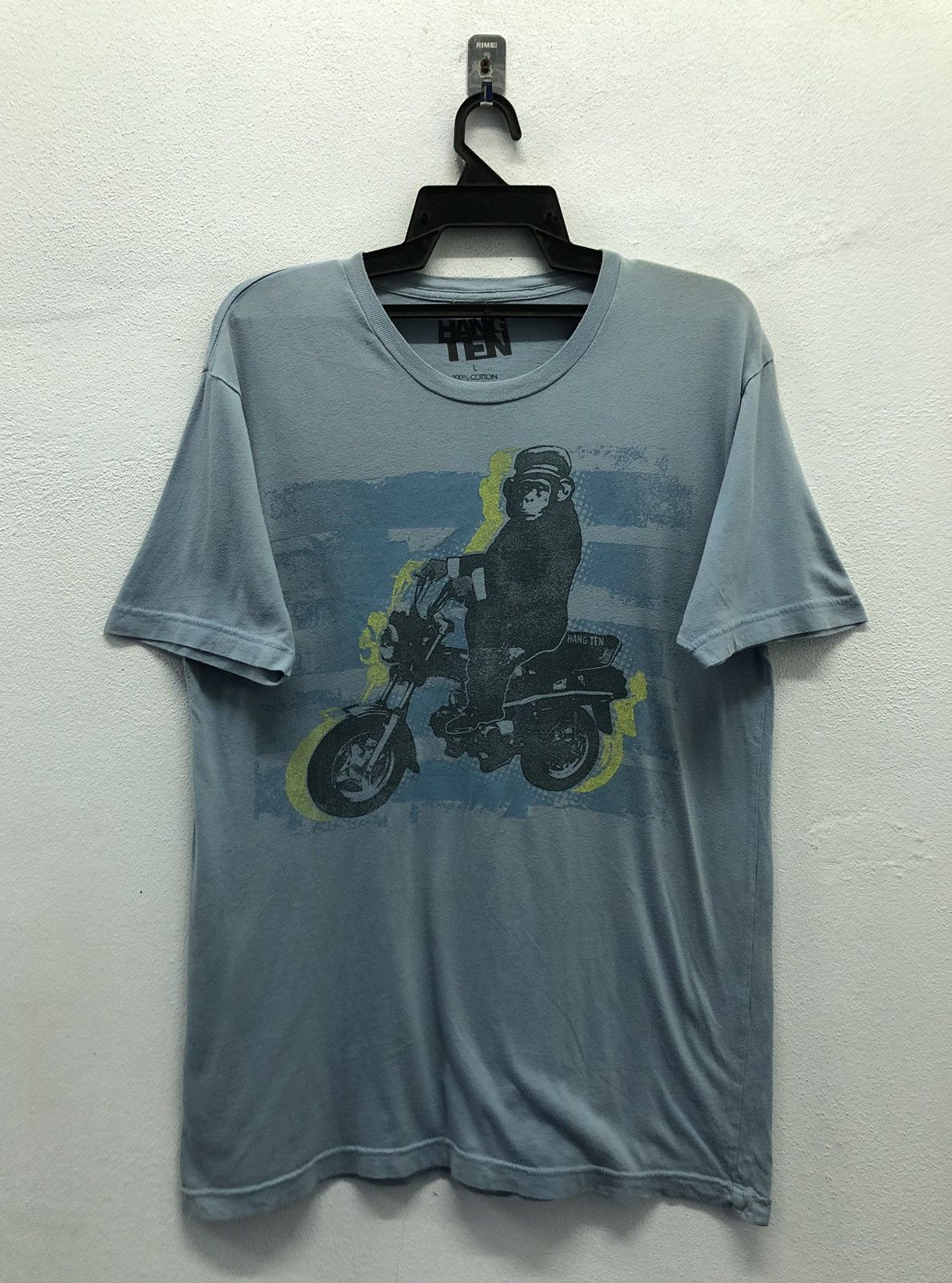 Hang Ten Vintage Hang Ten Monkey Bike T-Shirt Size US L / EU 52-54 / 3 - 1 Thumbnail