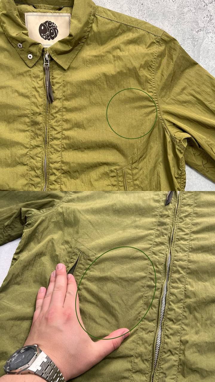 Pretty Green Pretty Green Crinkle Nylon Light Jacket Green Size L Size US L / EU 52-54 / 3 - 24 Thumbnail