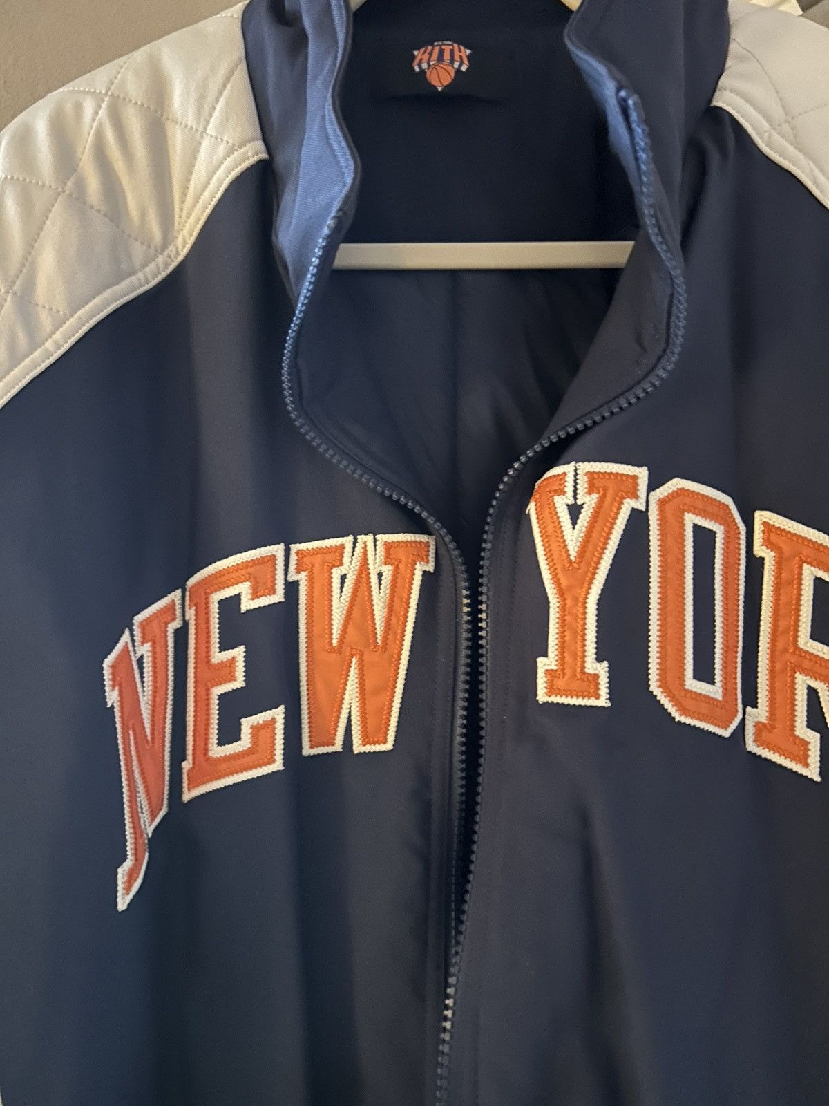 Kith KITH x Knicks Nylon Padded Jacket nocturnal Size US XL / EU 56 / 4 - 8 Thumbnail