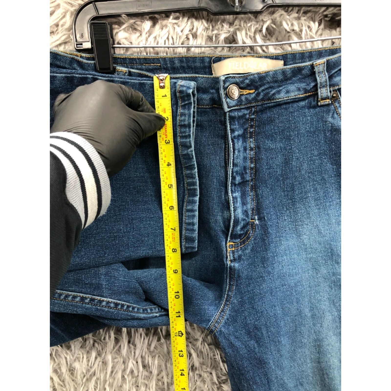 Vintage Field Gear Jeans Short Womens Size 16 High Rise Medium Wash Blue Tapered Size 38" / US 16 / IT 52 - 4 Thumbnail