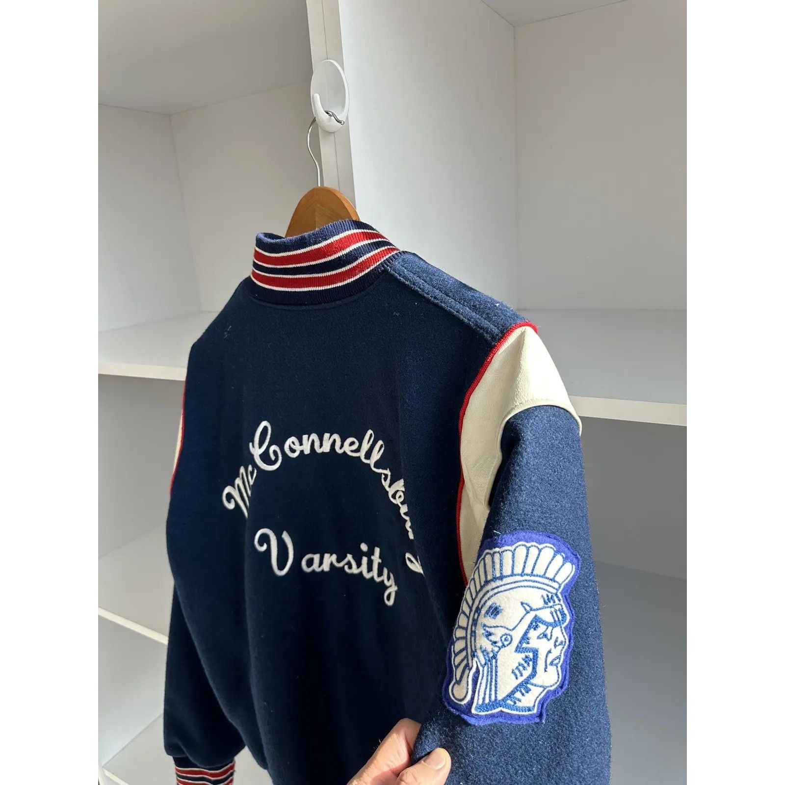 Vintage VTG McConnellsburg Varsity USA Bomber Jacket Size US M / EU 48-50 / 2 - 11 Thumbnail