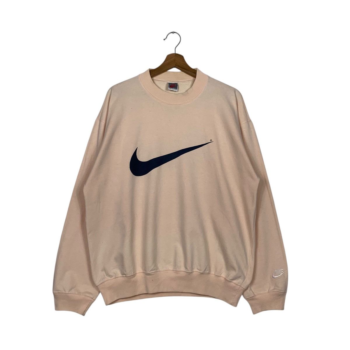Nike Vintage 90's NIKE Big Logo Crewneck Sweatshirt #2946-C133 Size US L / EU 52-54 / 3 - 1 Thumbnail