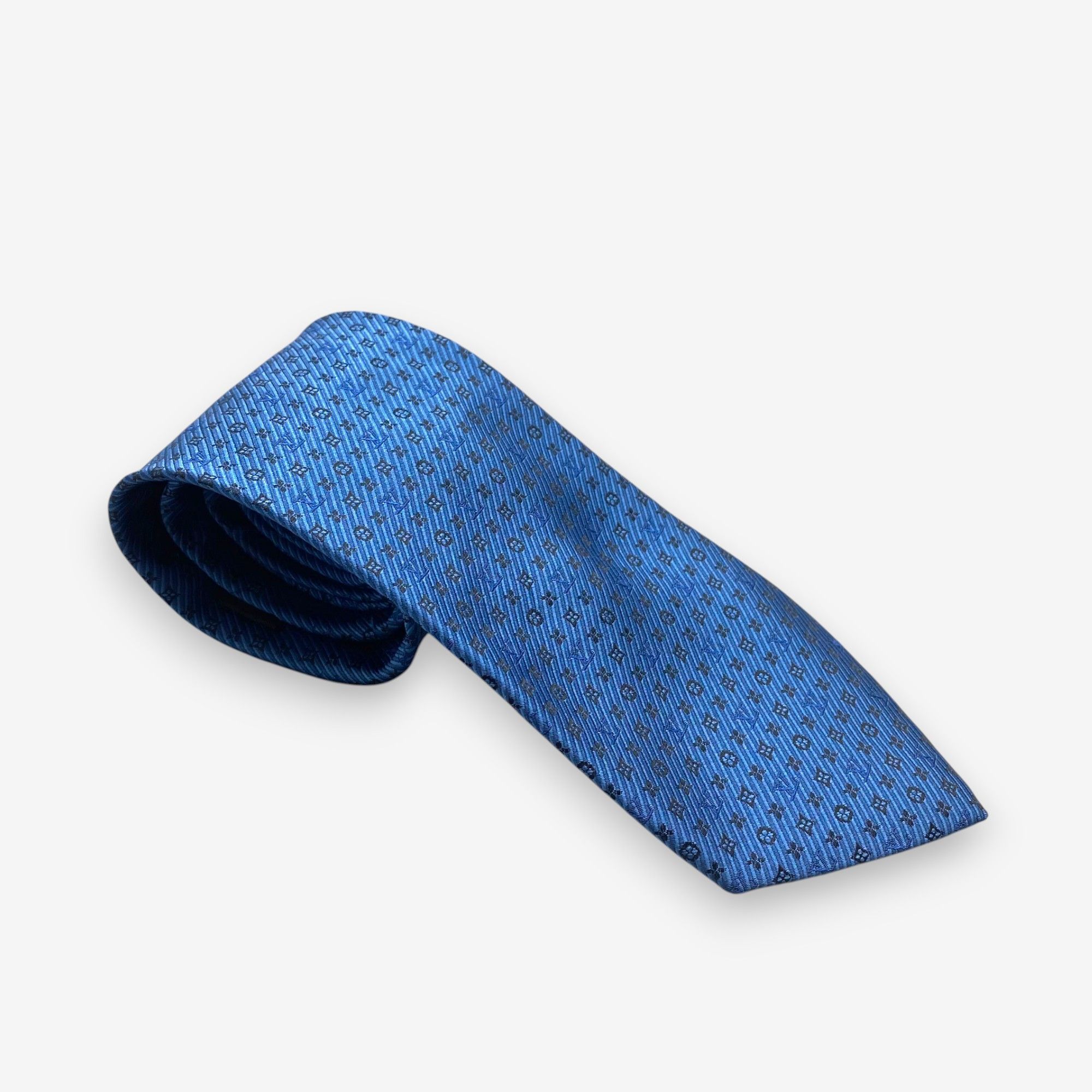 Vintage Louis Vuitton SILK Necktie Cravate Pure Silk