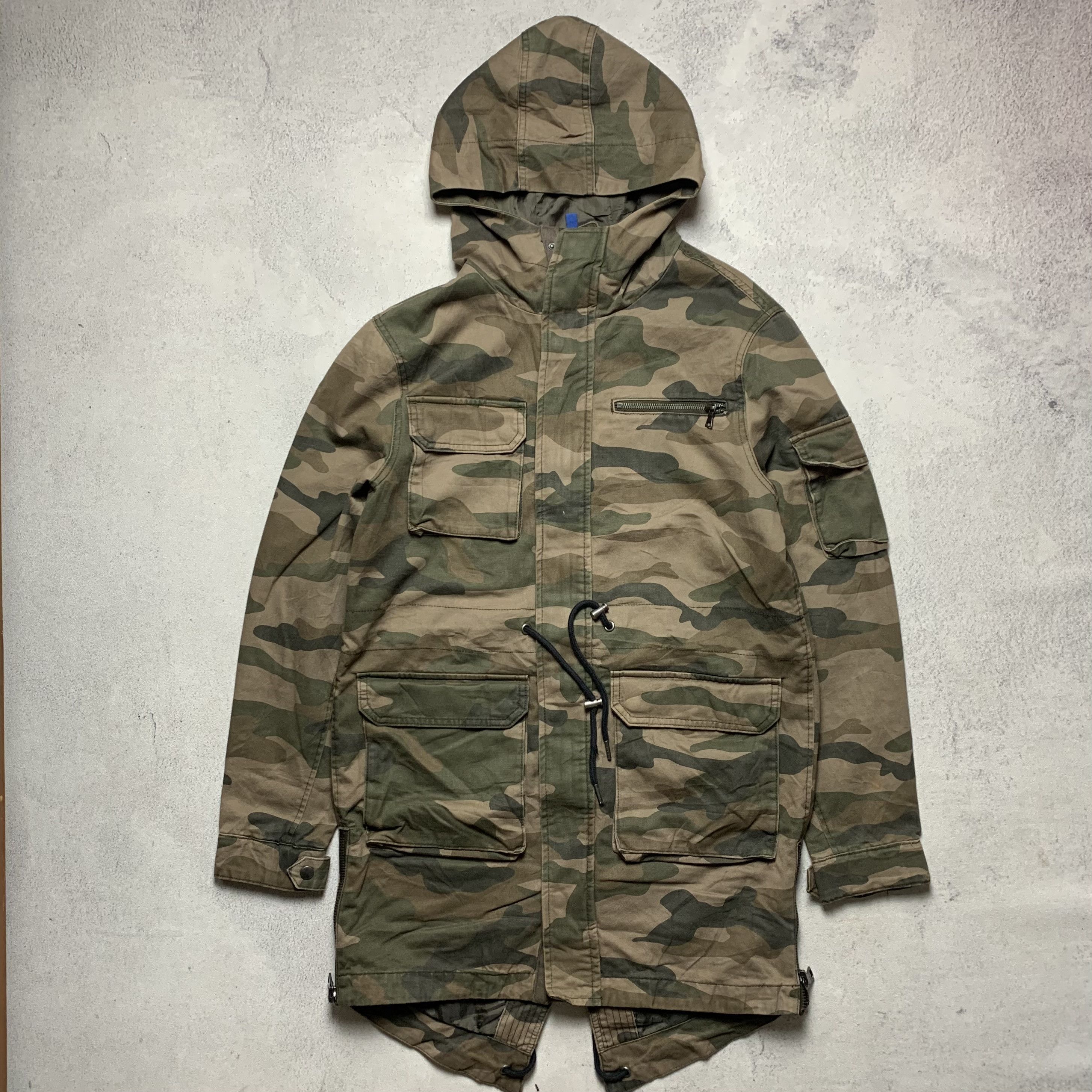 H&M H&M Camo Parka Fishtail Jacket Size US S / EU 44-46 / 1 - 1 Thumbnail