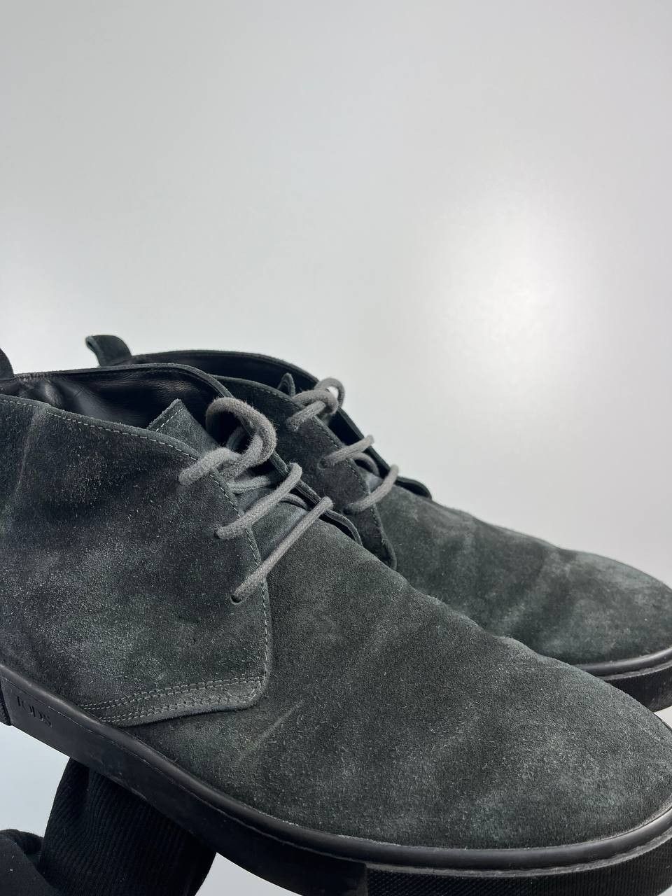 Tod's Tod’s Suede Chukka Boots Dark Grey Mens Size Eu 43 Size US 9.5 / EU 42-43 - 4 Thumbnail