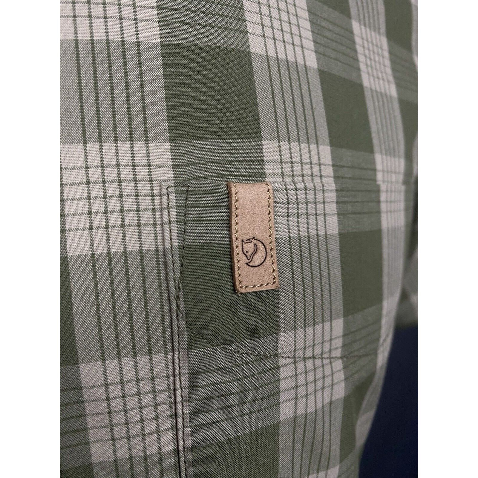 Fjallraven Fjallraven Ovik Men's Green Checked Shortsleeve Shirt Size S Size US S / EU 44-46 / 1 - 8 Thumbnail