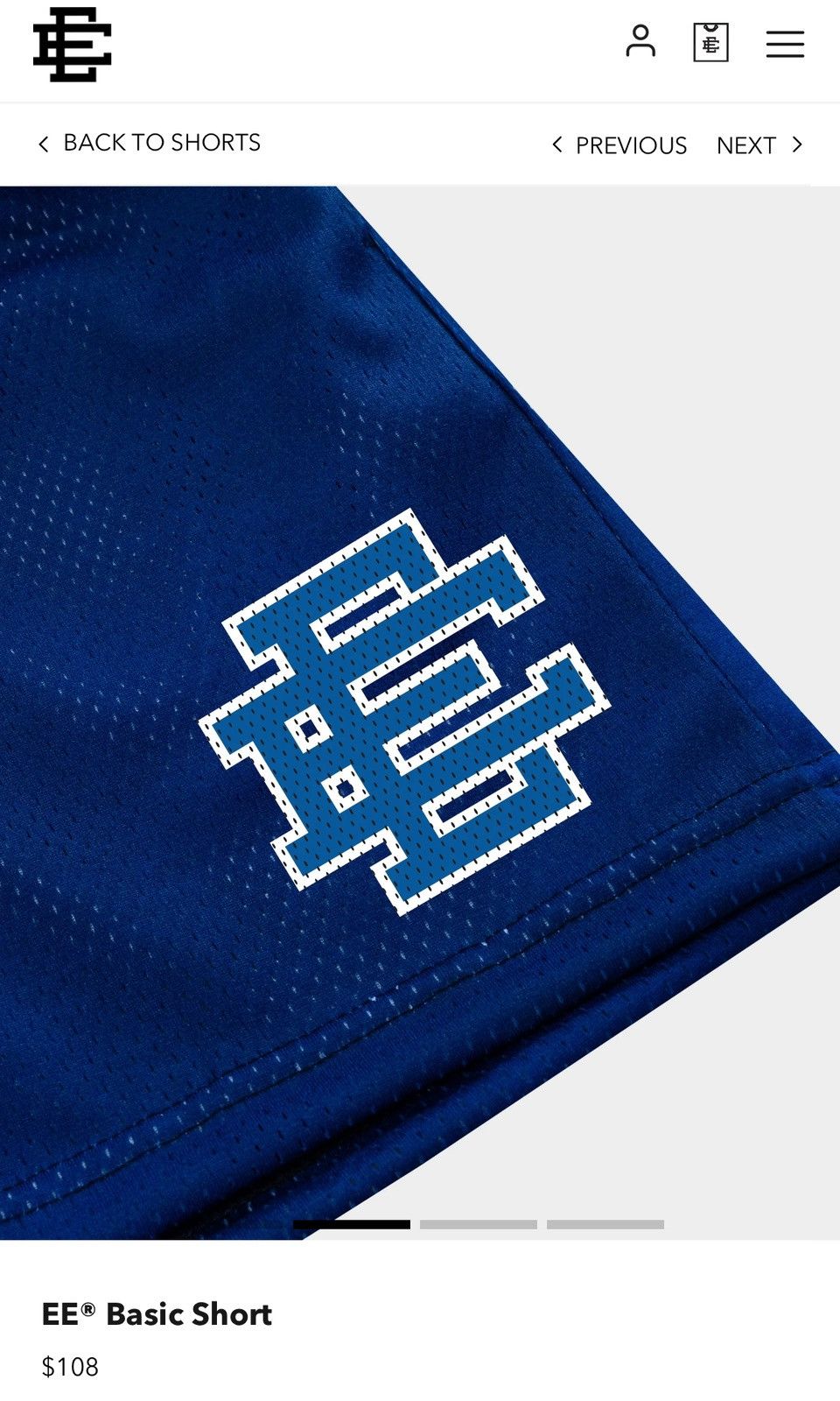 Eric Emanuel × NCAA Eric Emanuel University Of Kentucky Basic Shorts Large Size US 34 / EU 50 - 8 Thumbnail