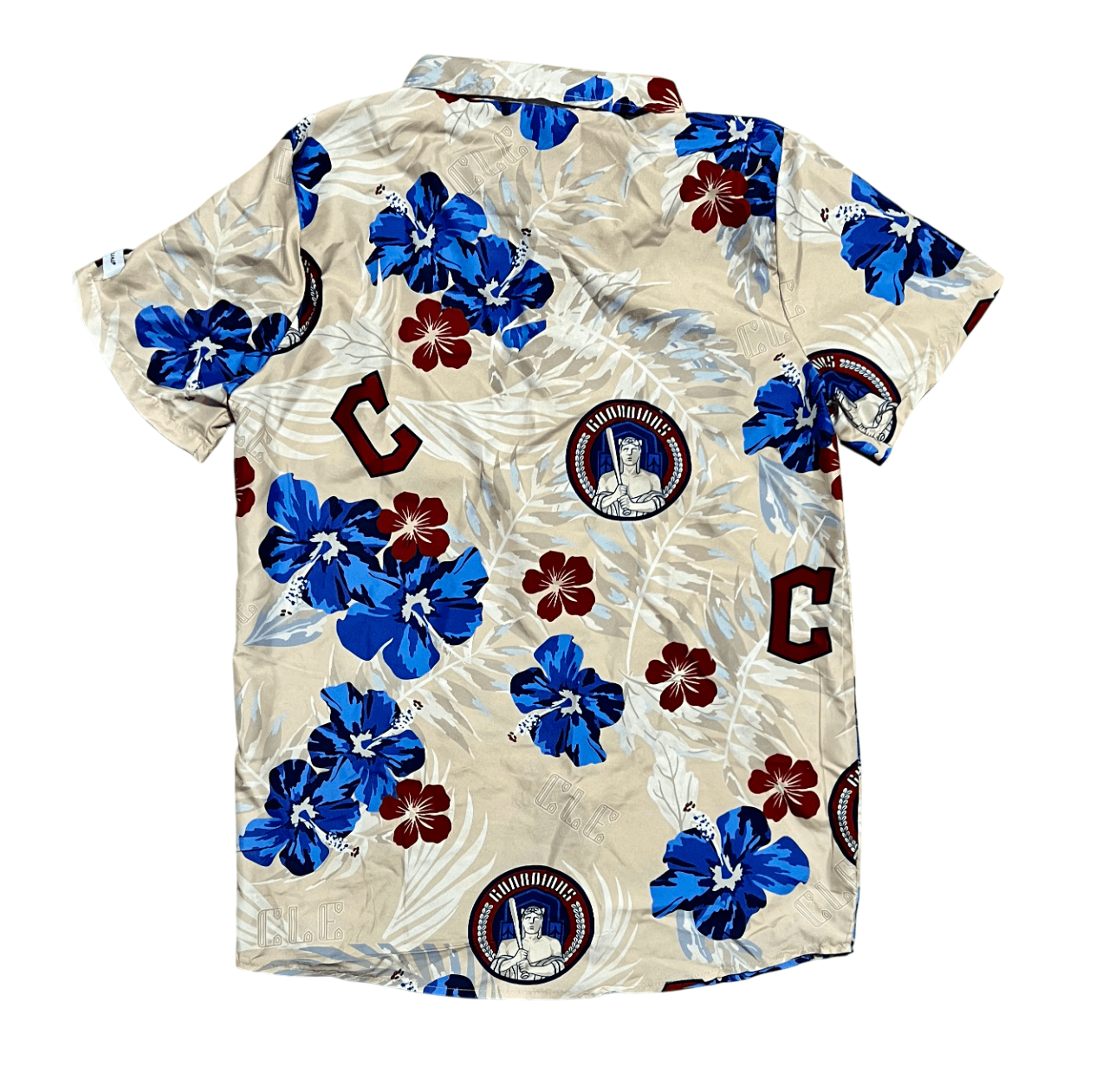 Other Cleveland Guardians Floral Short Sleeve Button Up Shirt Size US M / EU 48-50 / 2 - 2 Thumbnail