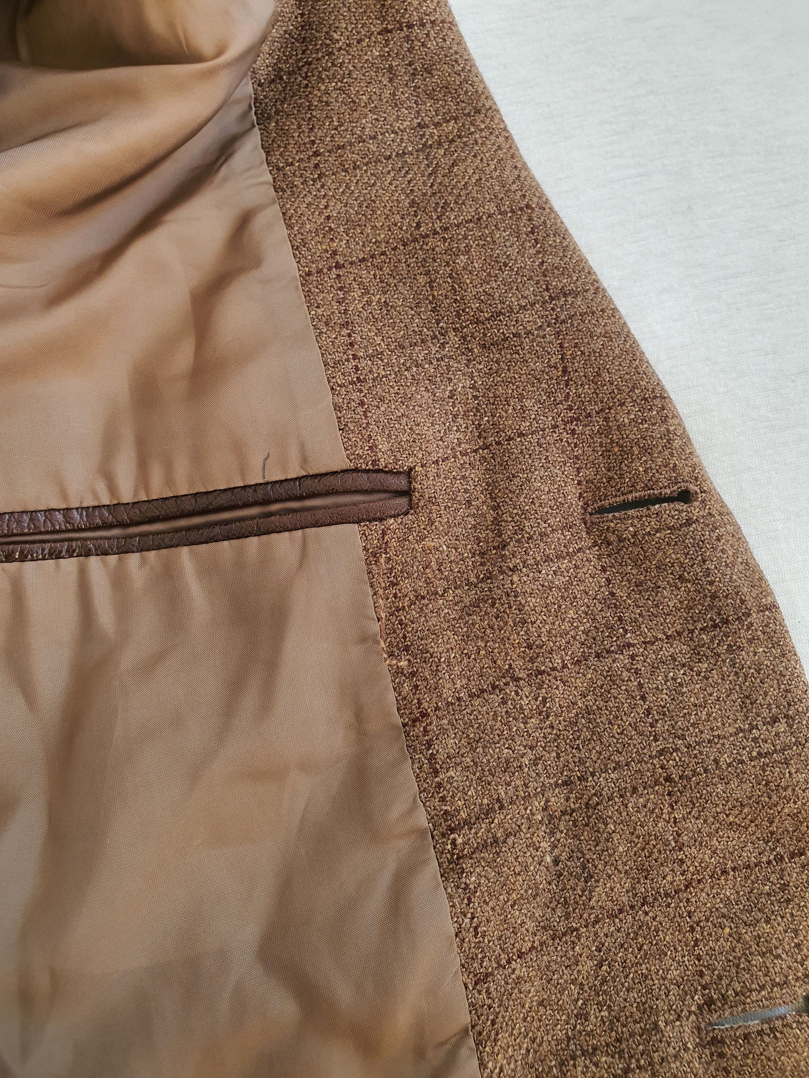 Ermenegildo Zegna SOFT Vintage Sports Coat Suit Jacket w Elbow Patches - EU 50 Size 40R - 10 Thumbnail