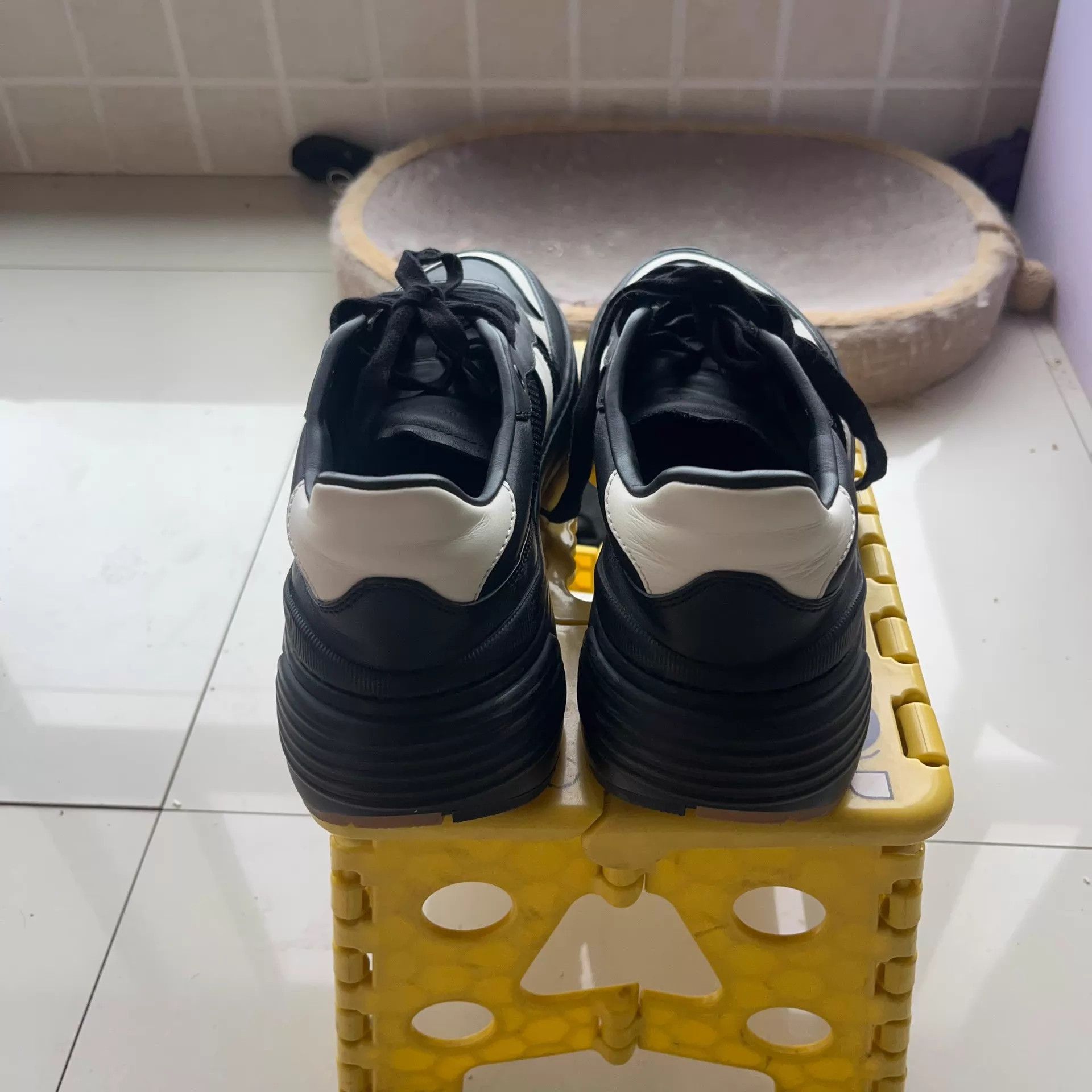 Bottega Veneta BOTTEGA VENETA B&W Colorblock Sneakers 42.5 Size US 9.5 / EU 42-43 - 3 Thumbnail