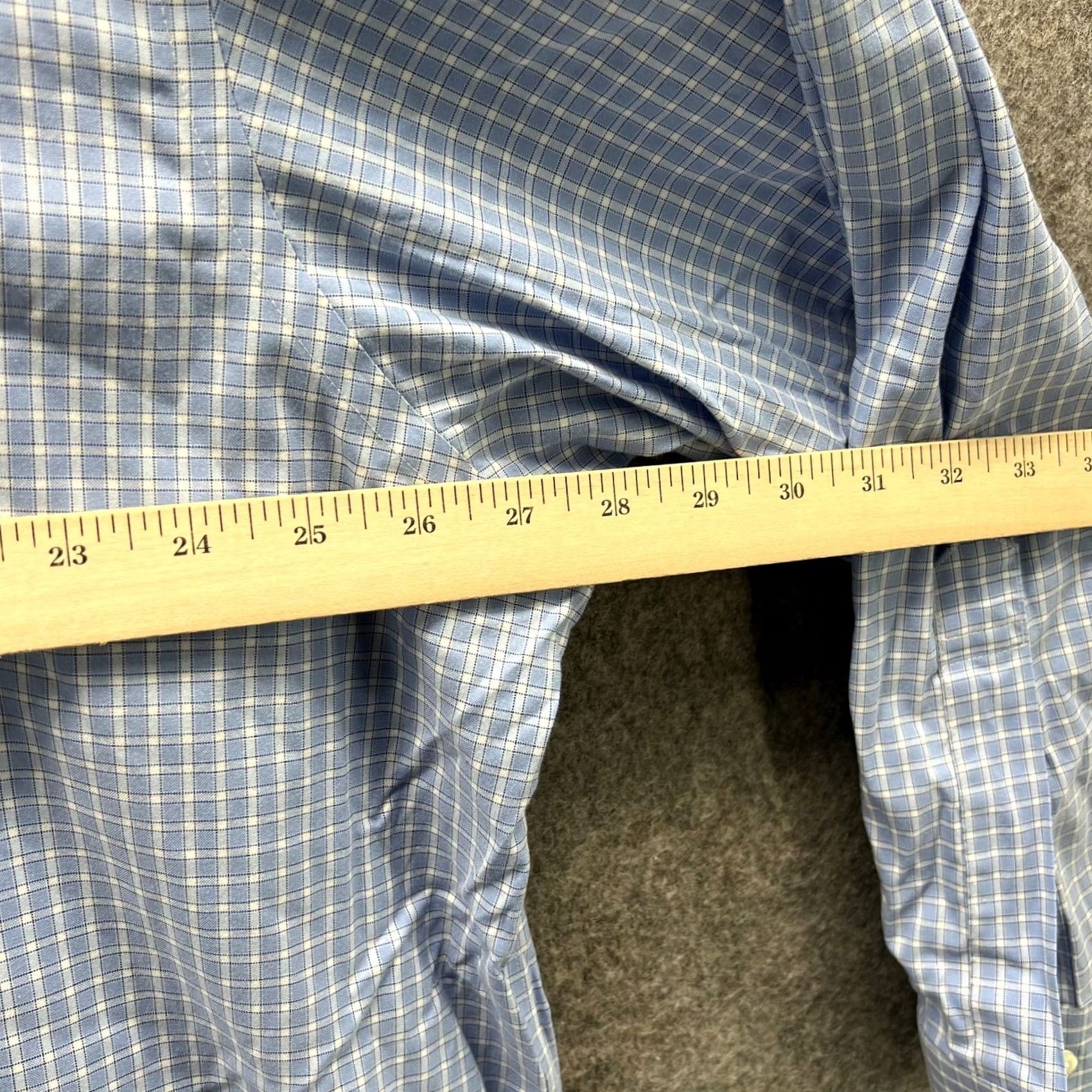 Brooks Brothers VINTAGE Brooks Brothers Shirt Men 18.5 34 Blue Gingham Regent Madison Poplin Button-Down Shirts Mens Regular Blue Pattern Check Long Sleeve Collared Size US XXL / EU 58 / 5 - 3 Thumbnail